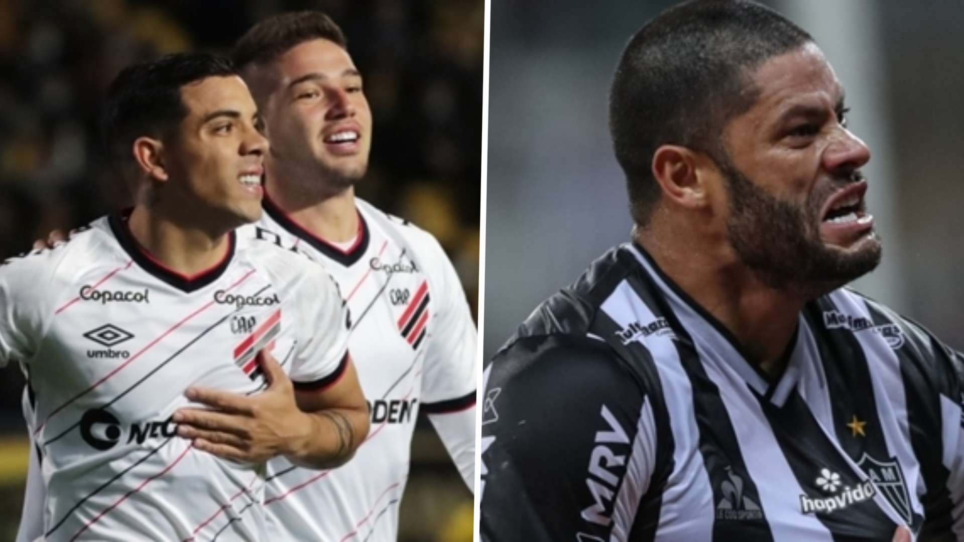 Athletico PR x Atlético MG pela Copa do Brasil Terans e Hulk