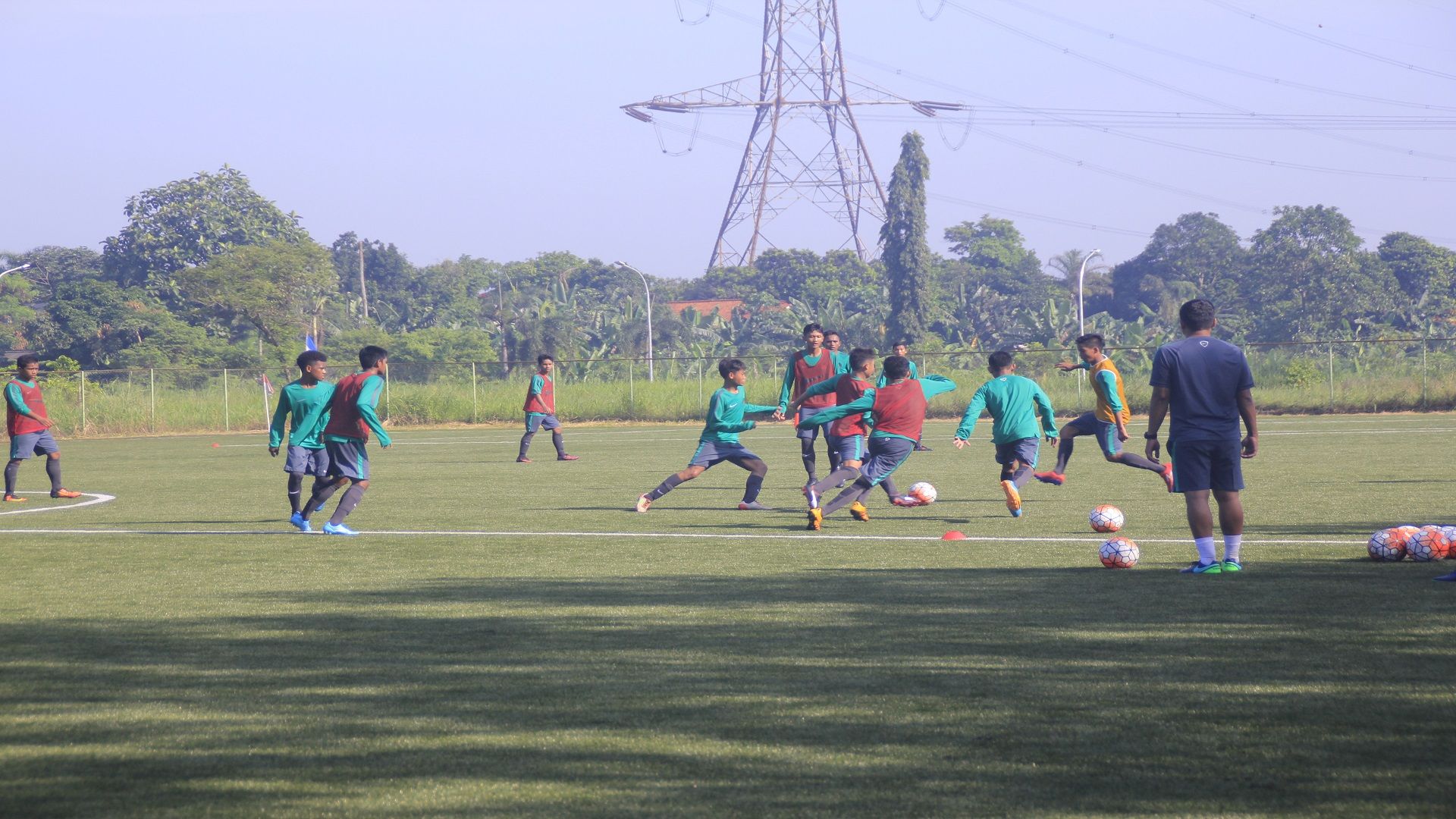 Latihan timnas Indonesia U-16