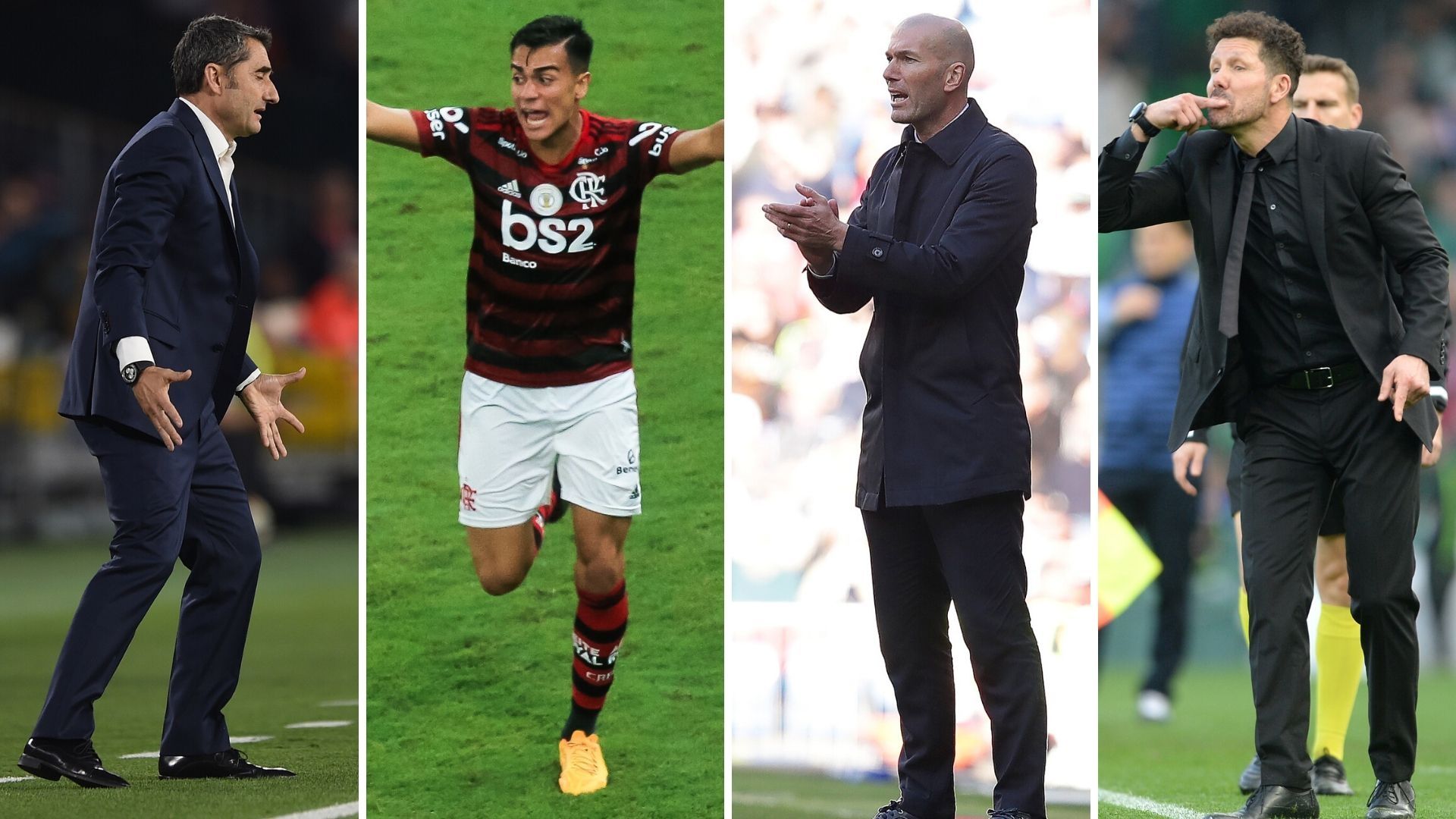 Valverde, Reinier, Zidane y Simeone