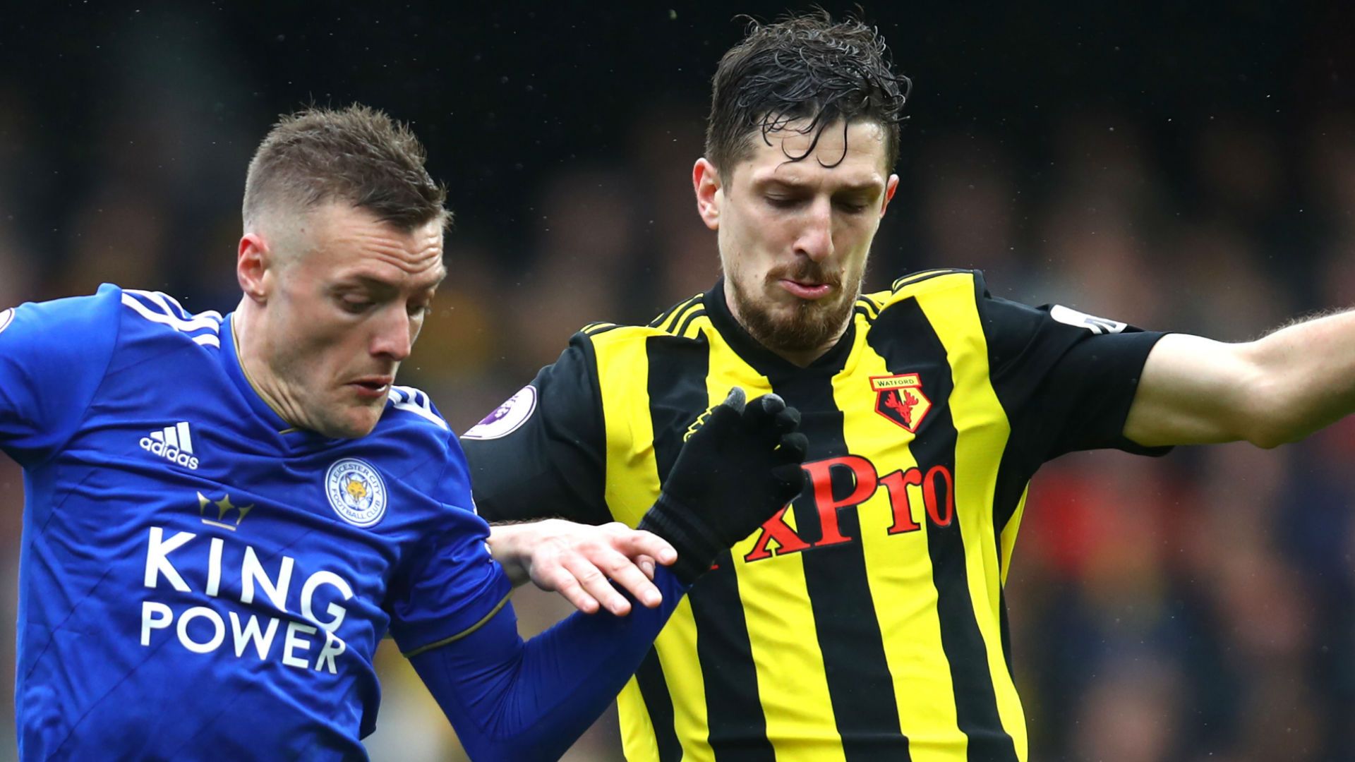 Craig Cathcart Jamie Vardy Watford Leicester