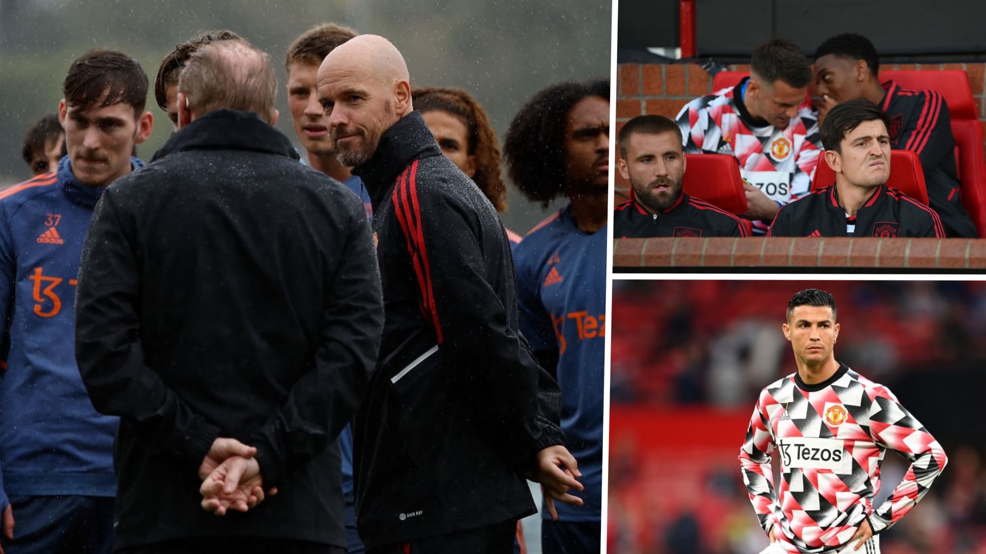 Erik ten Hag, Maguire, Ronaldo