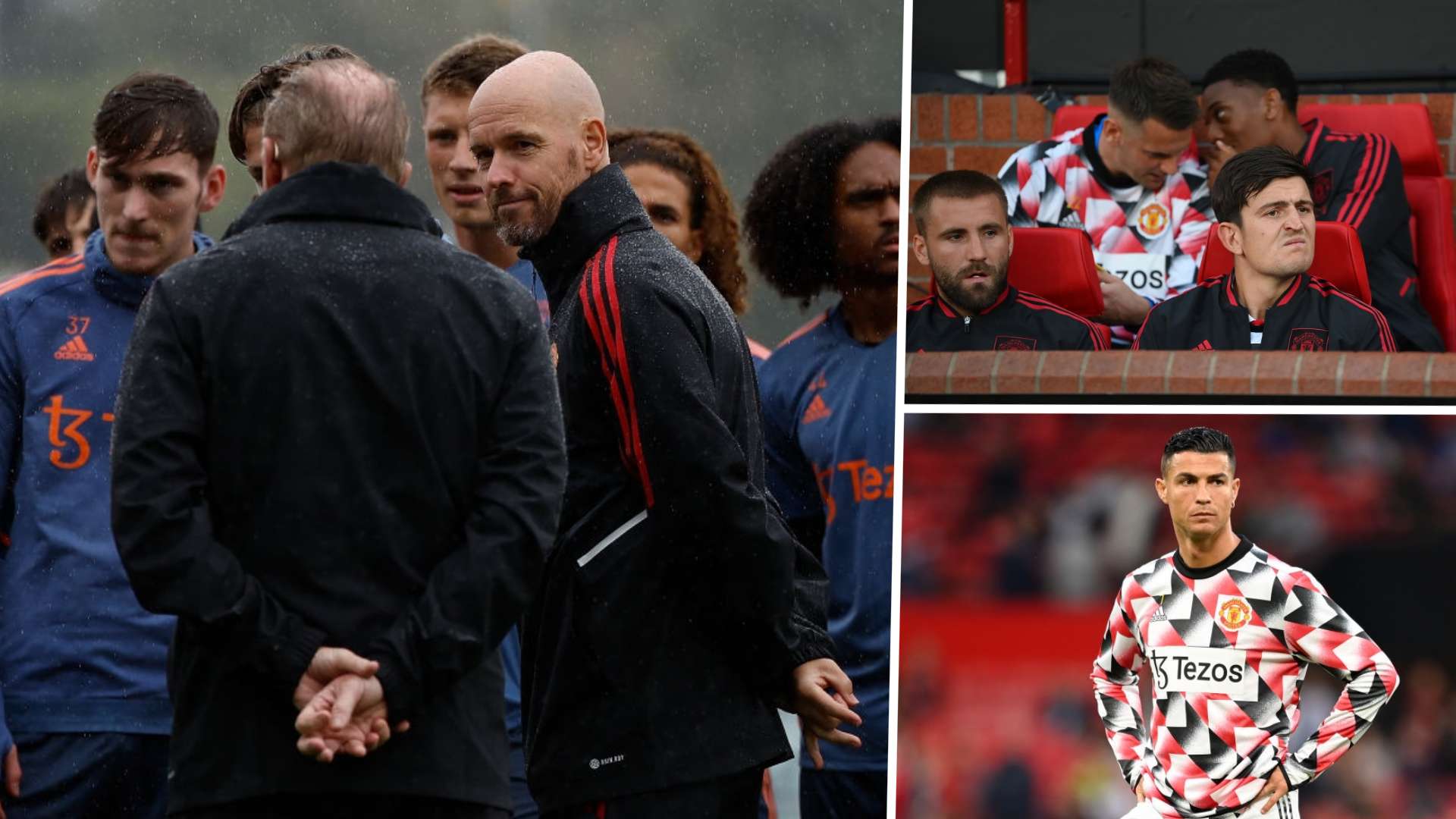 Erik ten Hag, Maguire, Ronaldo