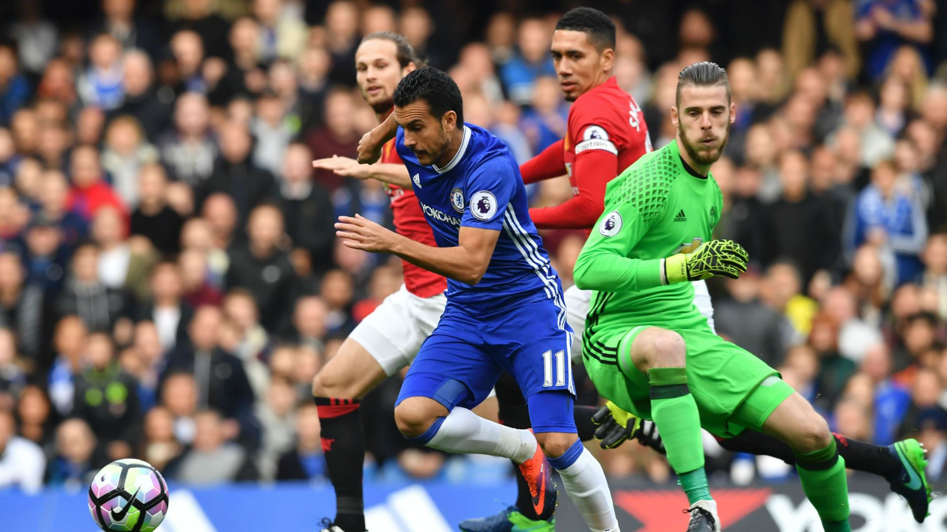 Pedro Premier League Chelsea v Man Utd 231016