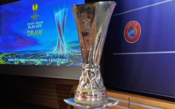 The UEFA Europa League trophy