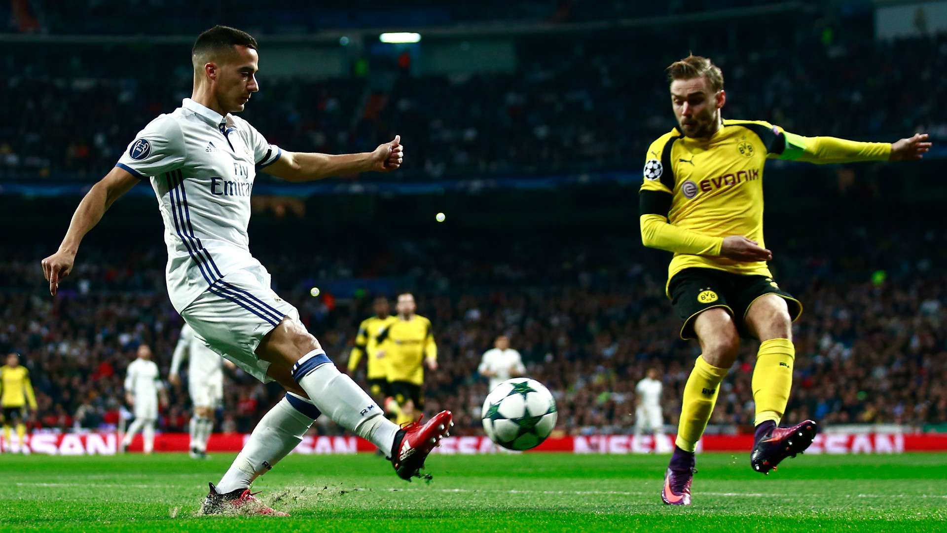 Lucas Vazquez Marcel Schmelzer Real Madrid Borussia Dortmund Champions League