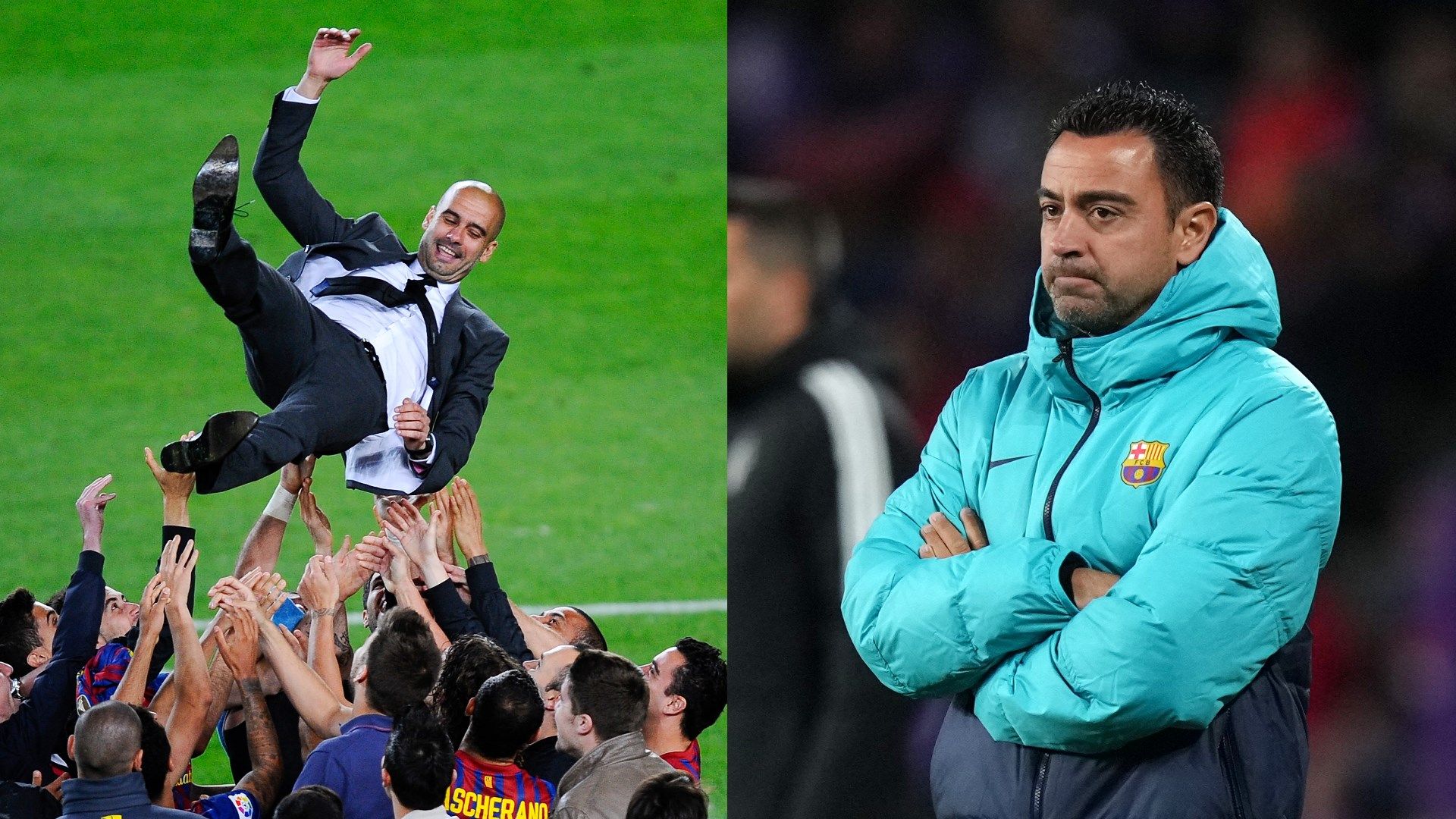 Guardiola-Xavi-Barcelona