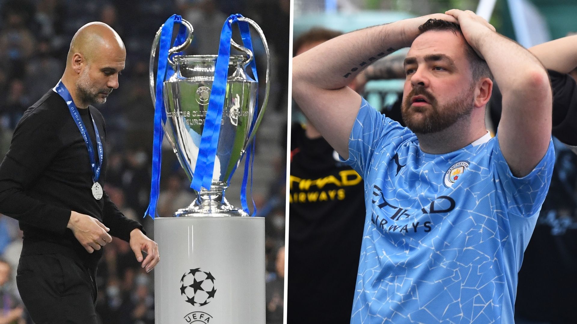 Pep Guardiola Manchester City Champions League GFX