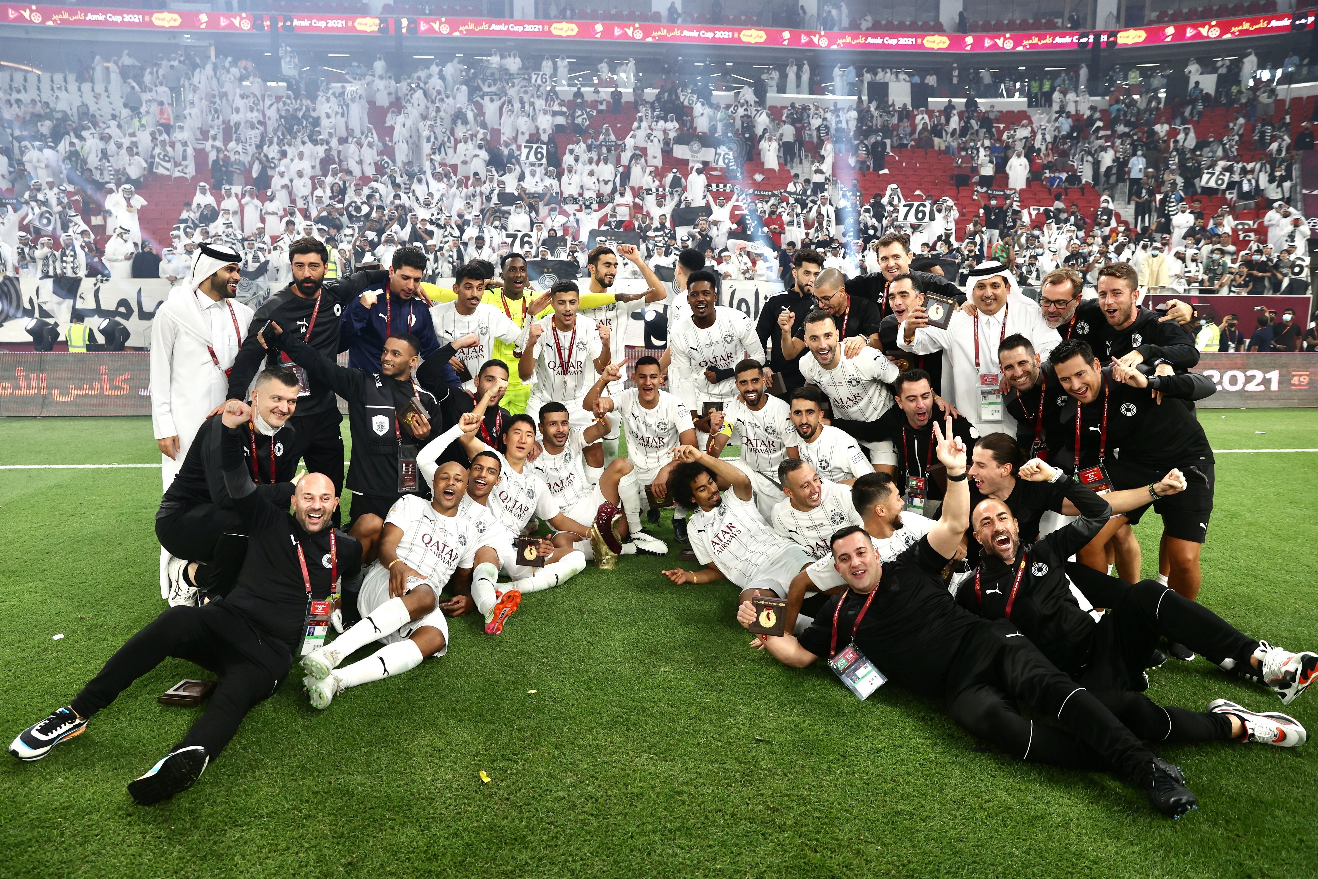 Al Sadd SC Lift Trophy at Al Thumama Stadium