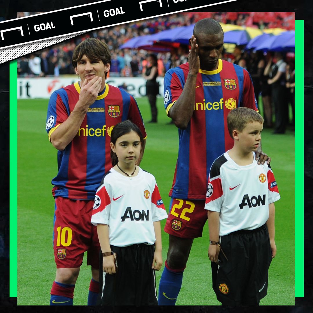 Lionel Messi Eric Abidal GFX Barcelona