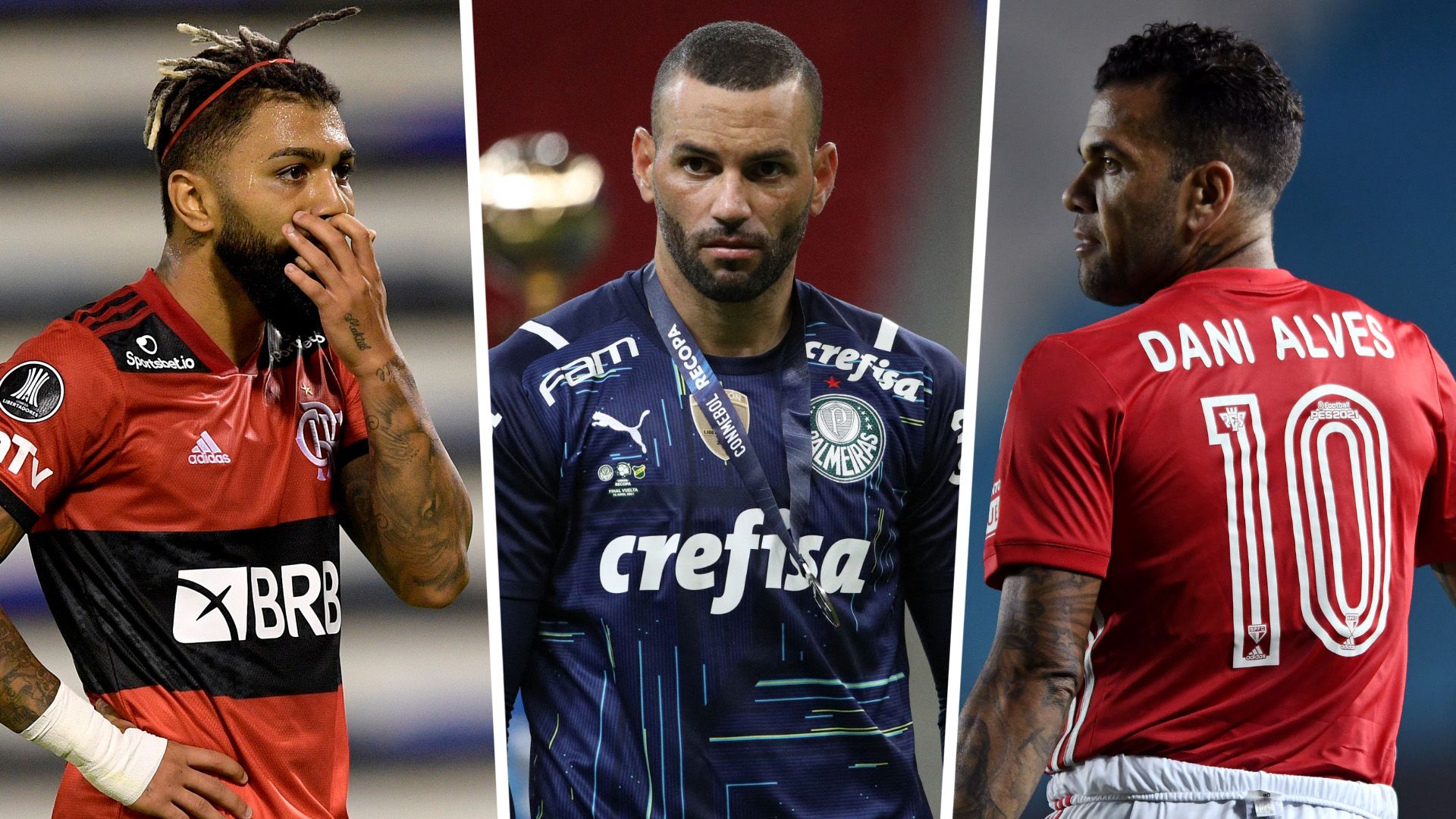 Gabigol, Weverton e Dani Alves convocados