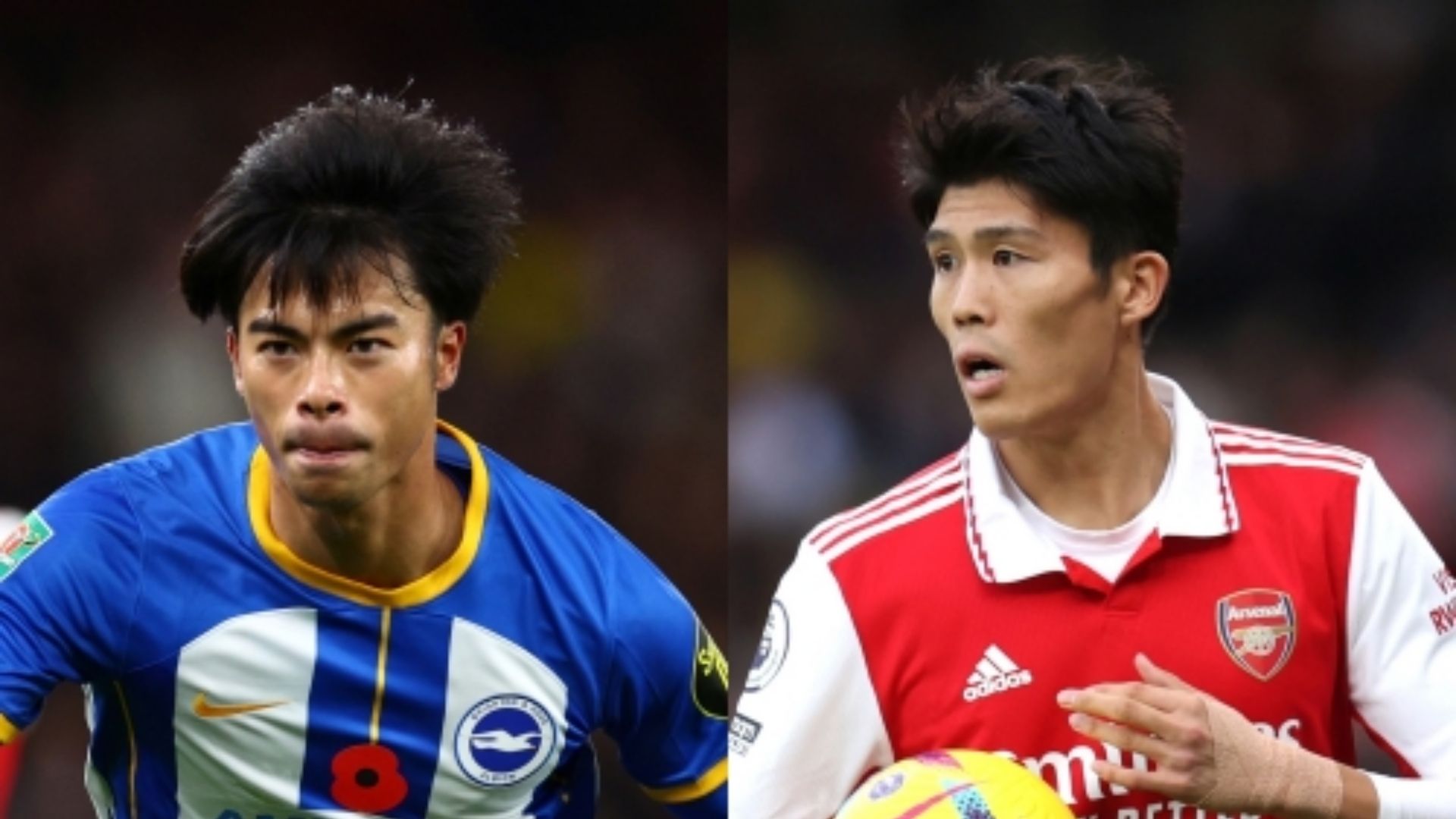 Kaoru Mitoma Brighton Takehiro Tomiyasu Arsenal