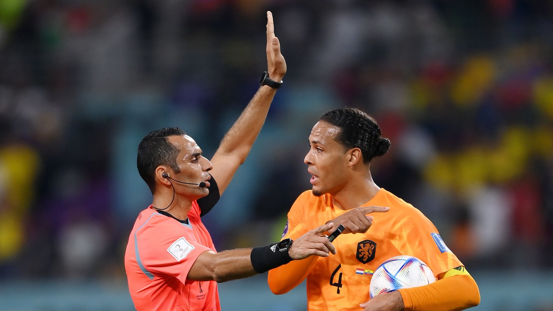 Virgil van Dijk Netherlands 2022 World Cup 
