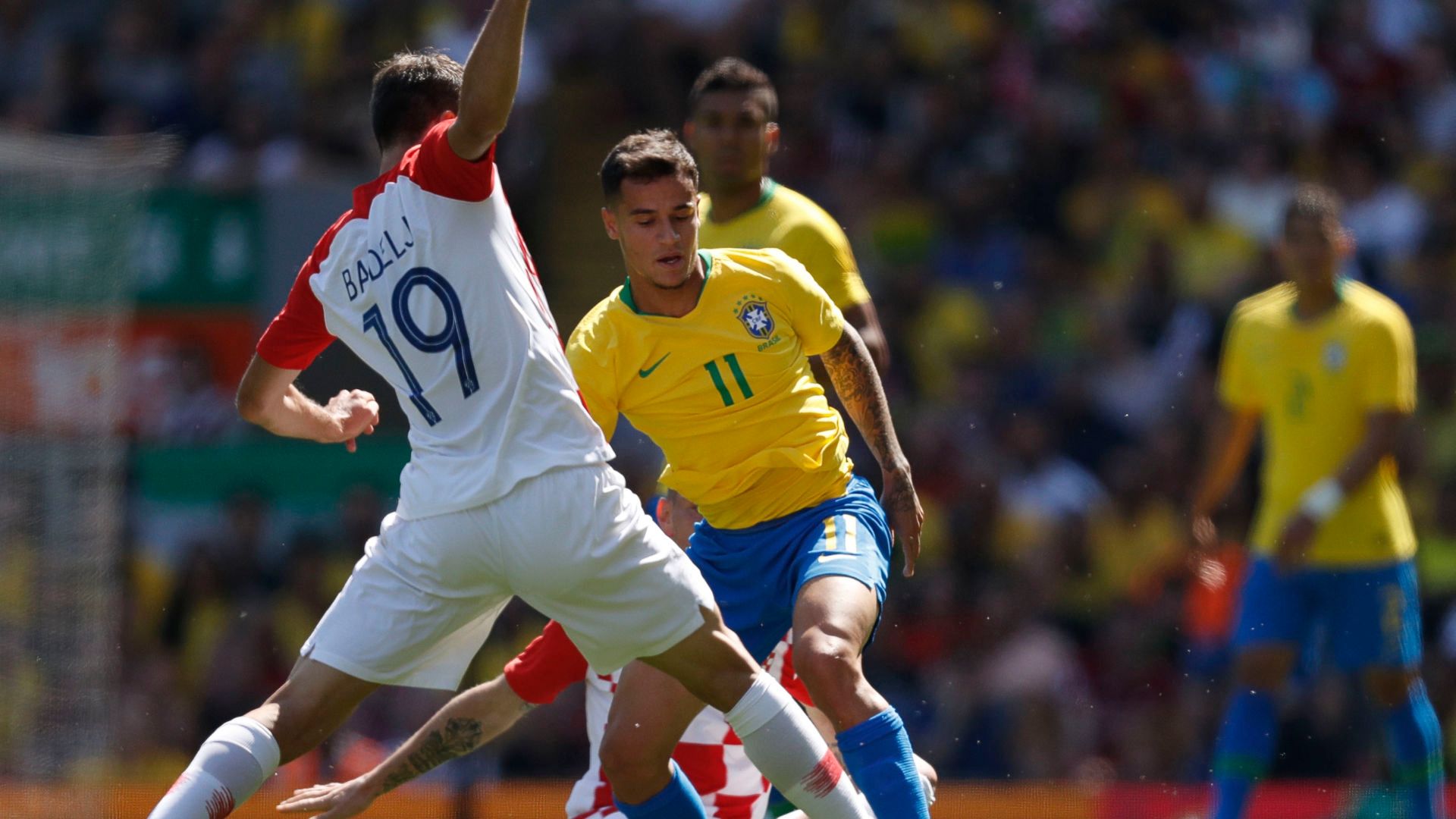 Badelj Coutinho Brazil Croatia Friendly 03062018