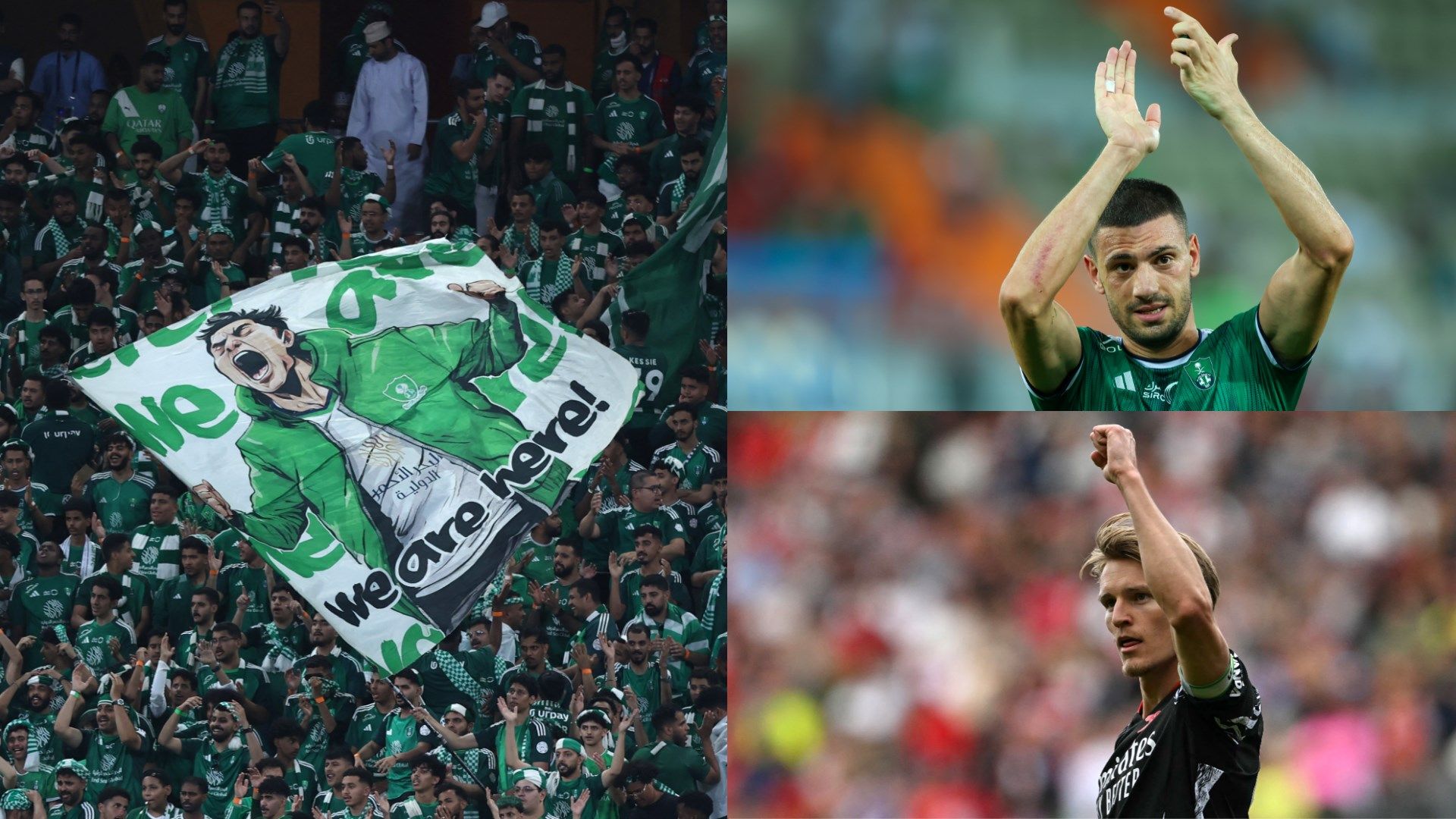 Ahli Fans Martin Odegaard Merih Demiral