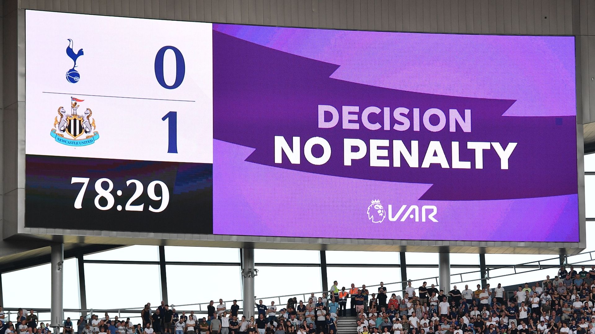 VAR, Tottenham vs Newcastle