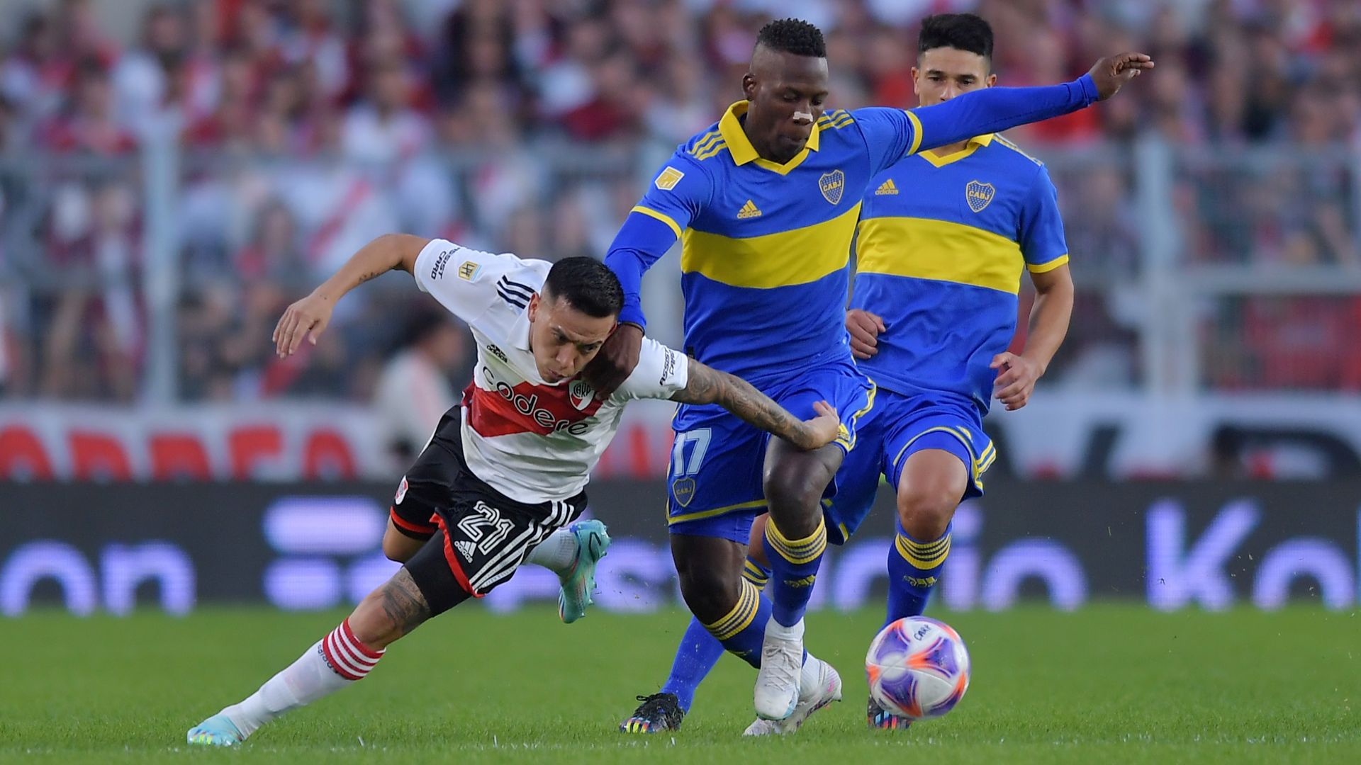 Esequiel Barco Luis Advincula River Boca Torneo Binance 07052023