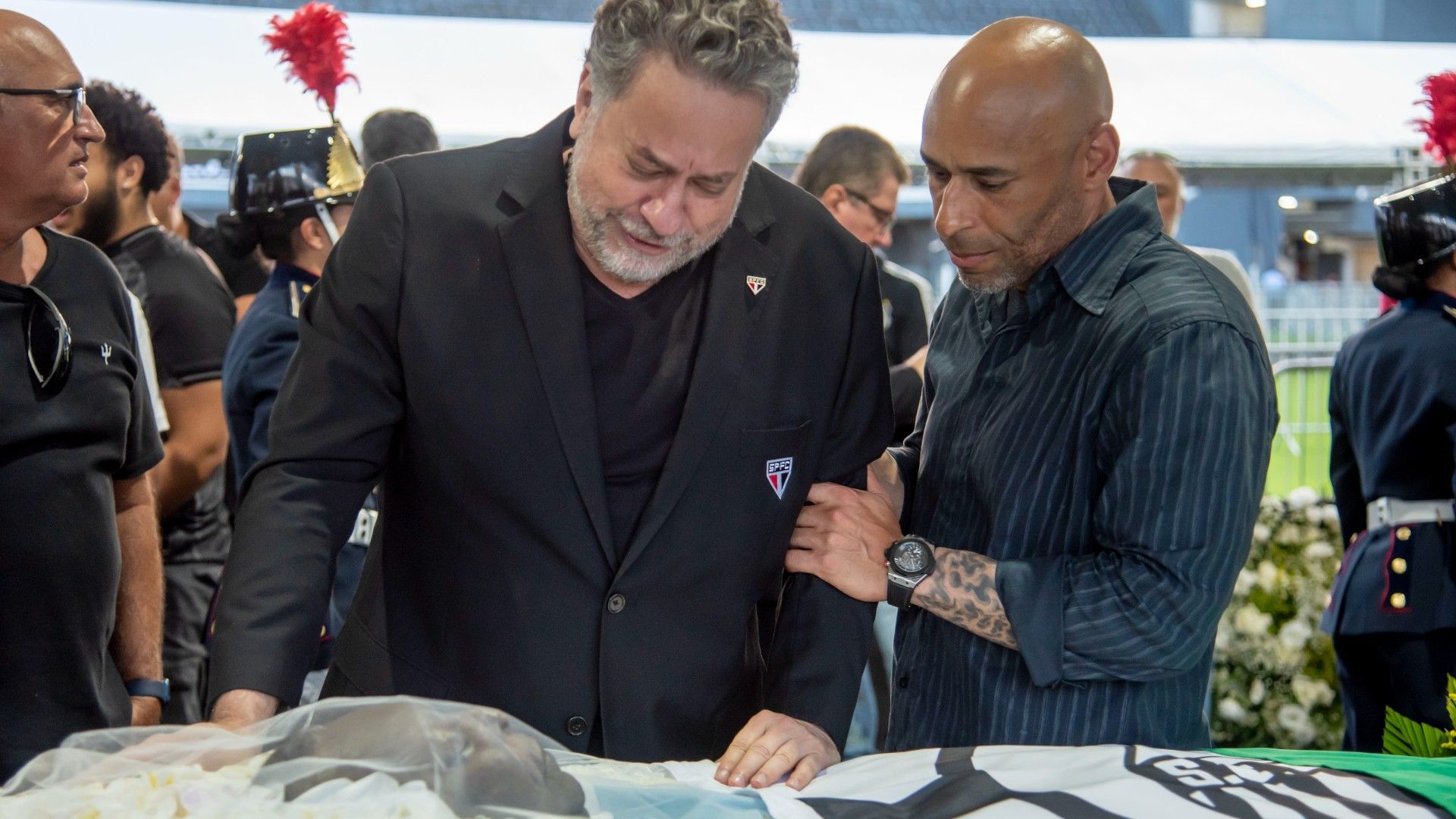 Julio Casares enterro Pelé 03 01 2023