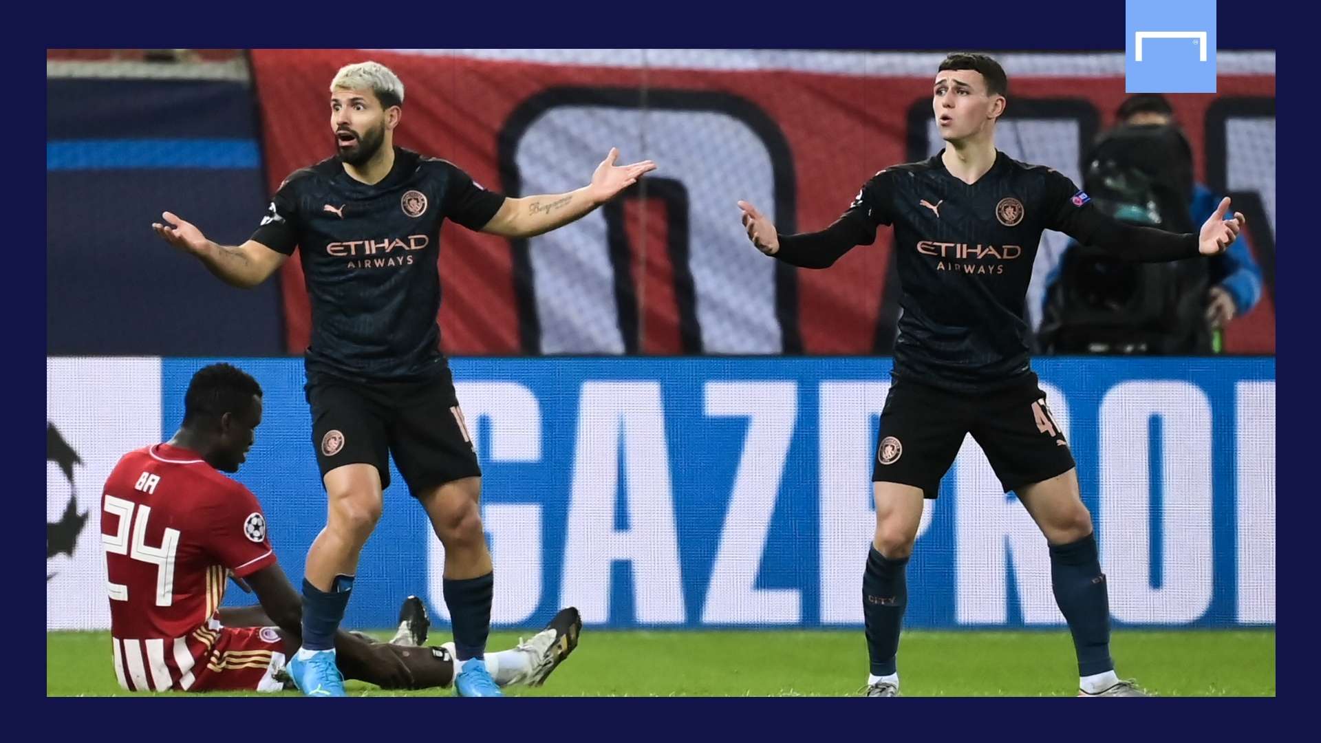 Sergio Aguero Phil Foden Manchester City GFX