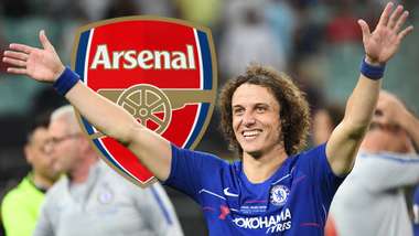 David Luiz, Arsenal logo