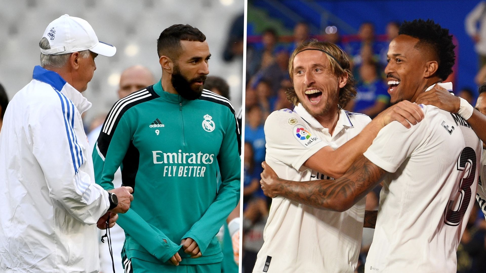 Ancelotti Benzema Modric