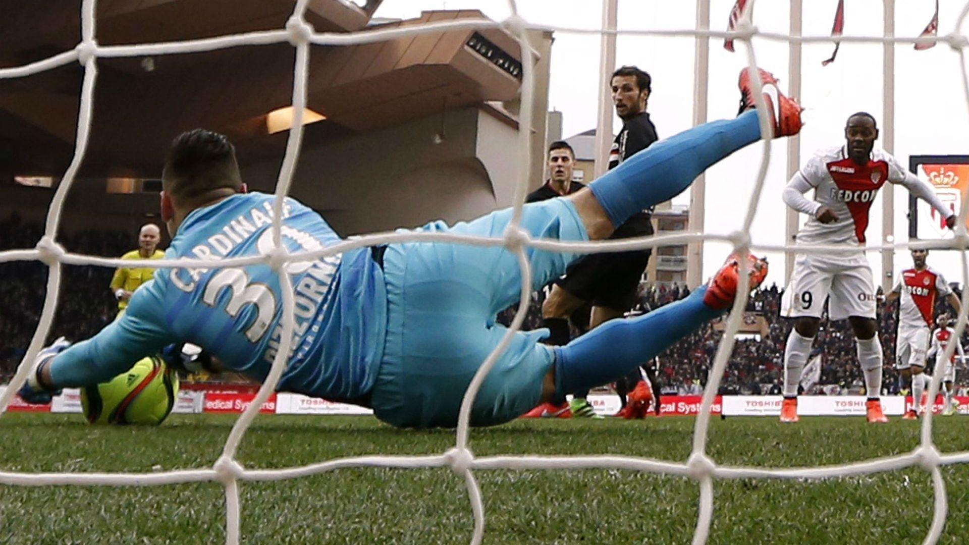 Yoan Cardinale Monaco Nice Ligue 1 06022016