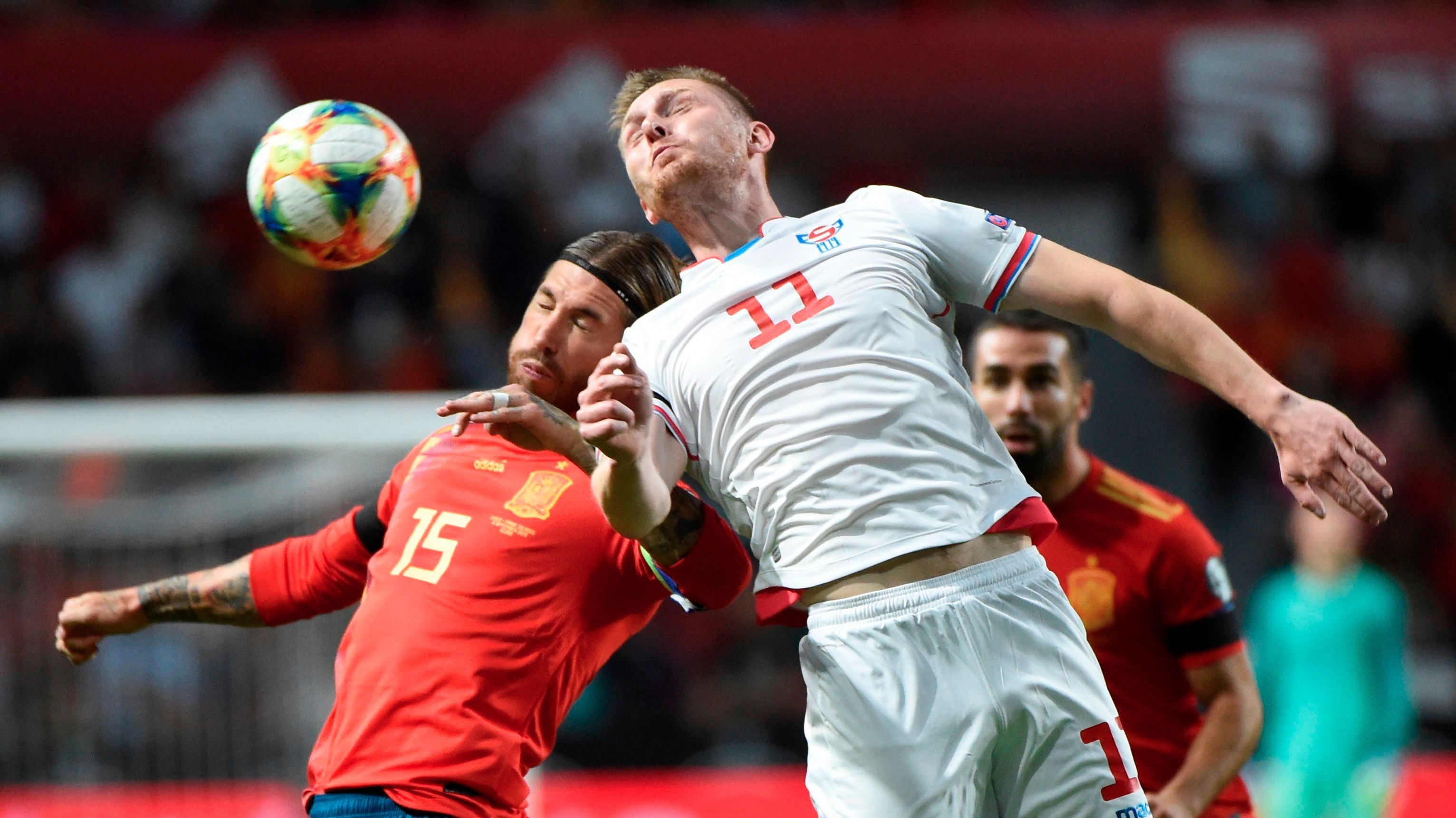 Sergio Ramos España Islas Feroe