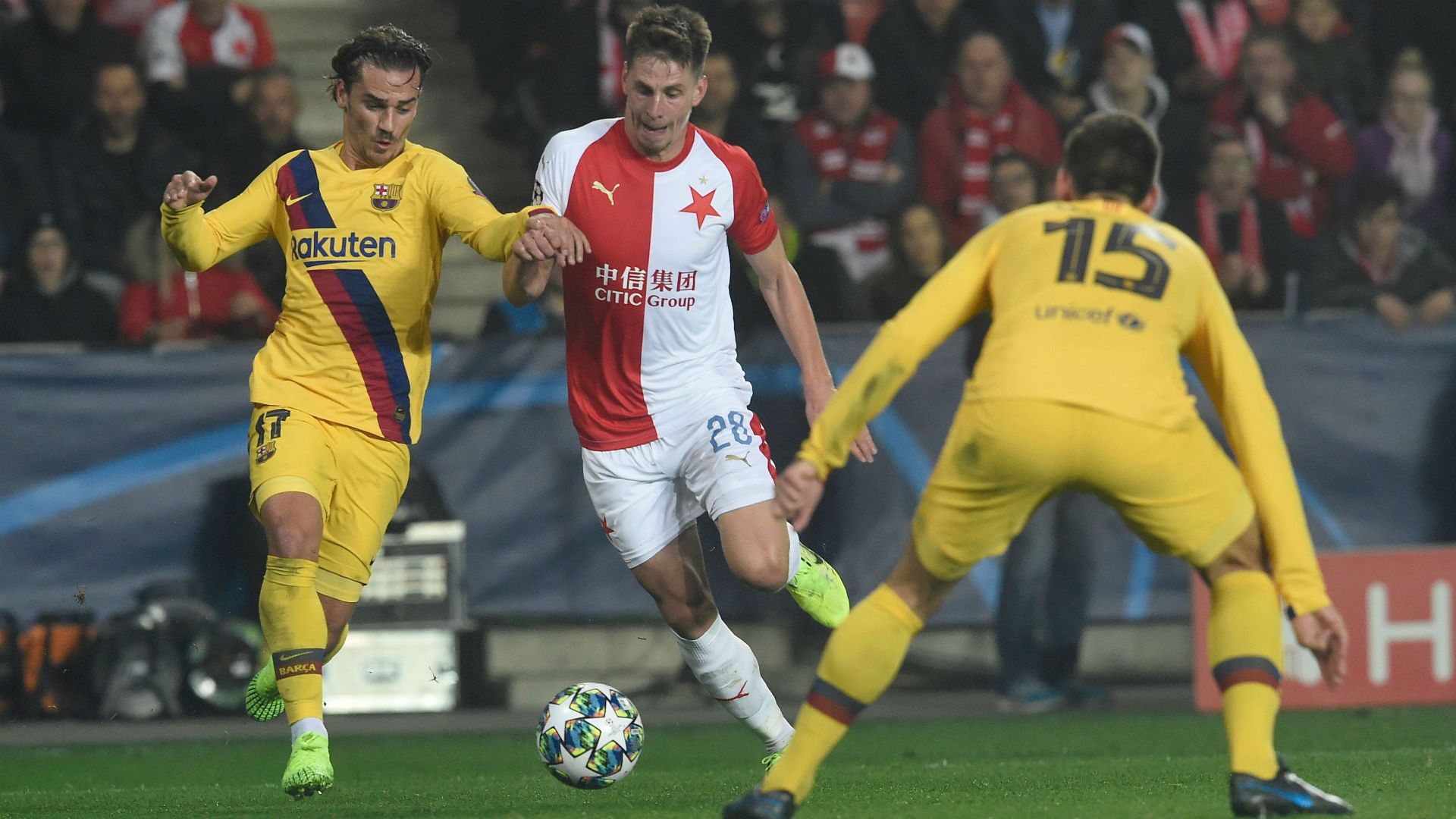 FC Barcelona Antoine Griezmann Slavia Prag Praha 23102019