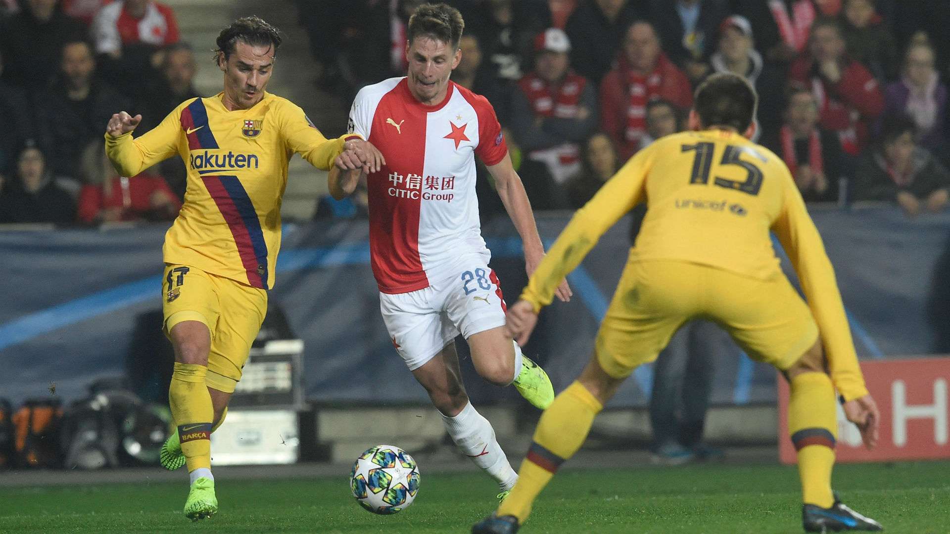 FC Barcelona Antoine Griezmann Slavia Prag Praha 23102019