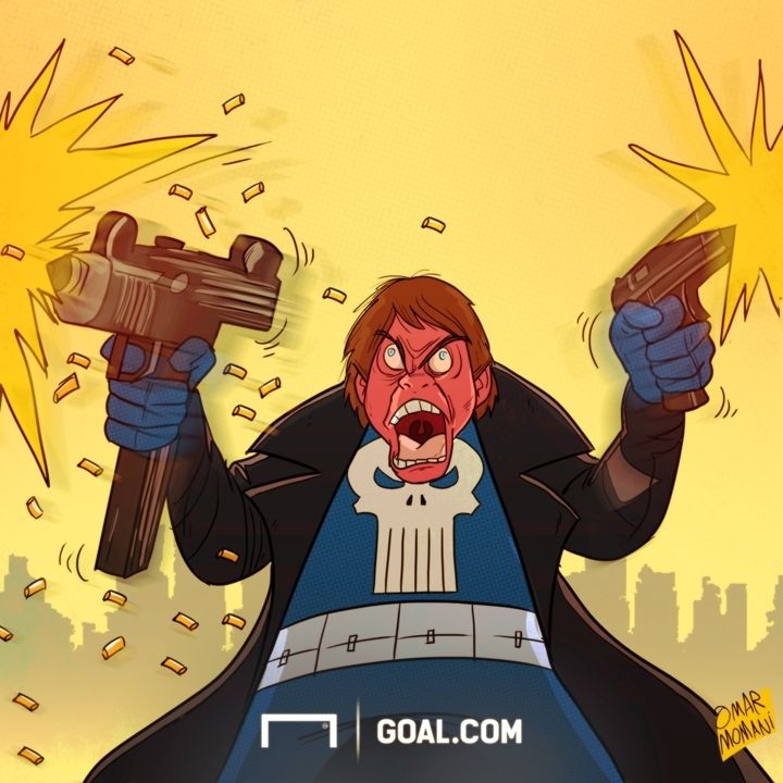 Kartun Goal Internasional 2017 - Antonio Conte 'The Punisher'