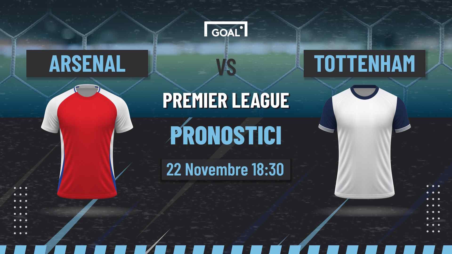  pronostici Arsenal - Tottenham