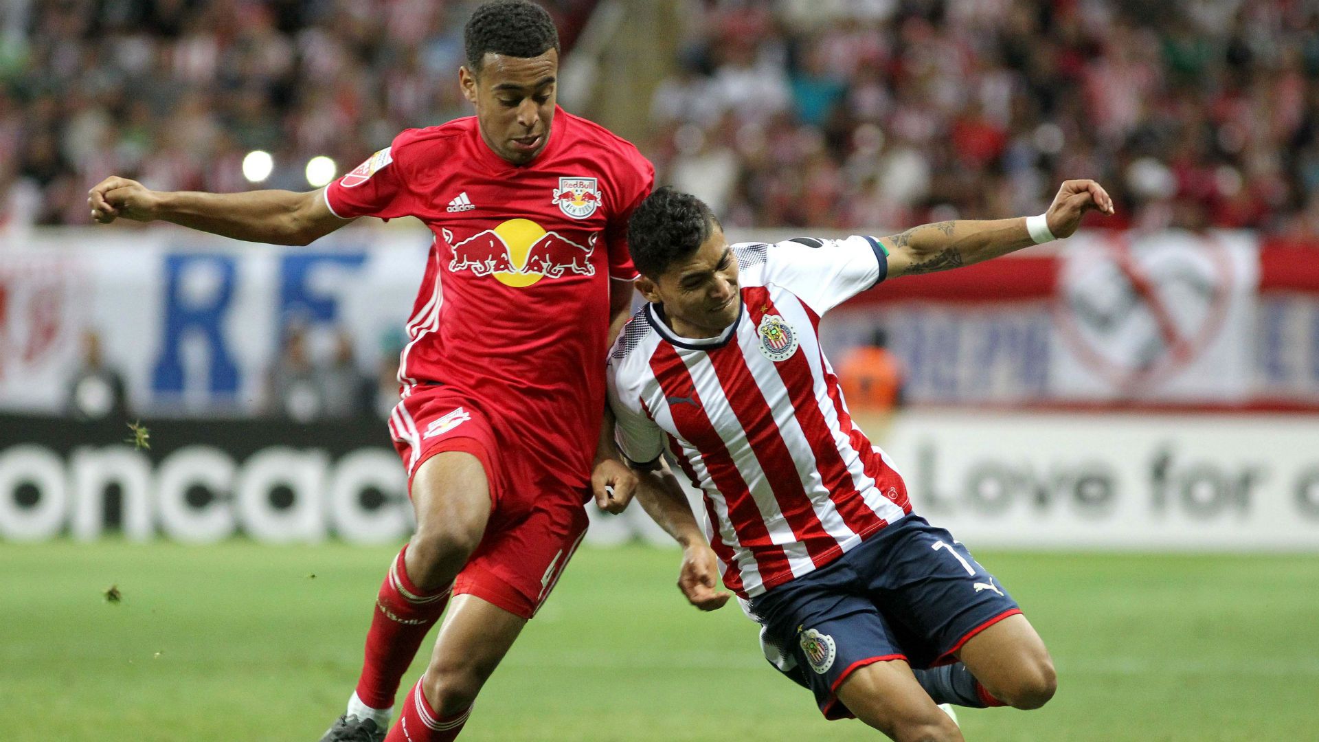 Tyler Adams Orbelin Pineda Club America New York Red Bulls CONCACAF Champions League