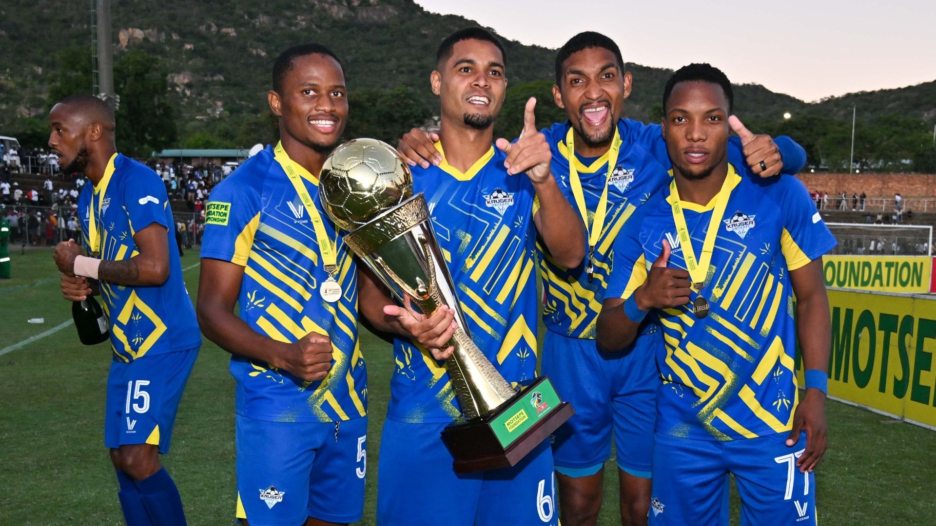 Kruger United Motsepe champions