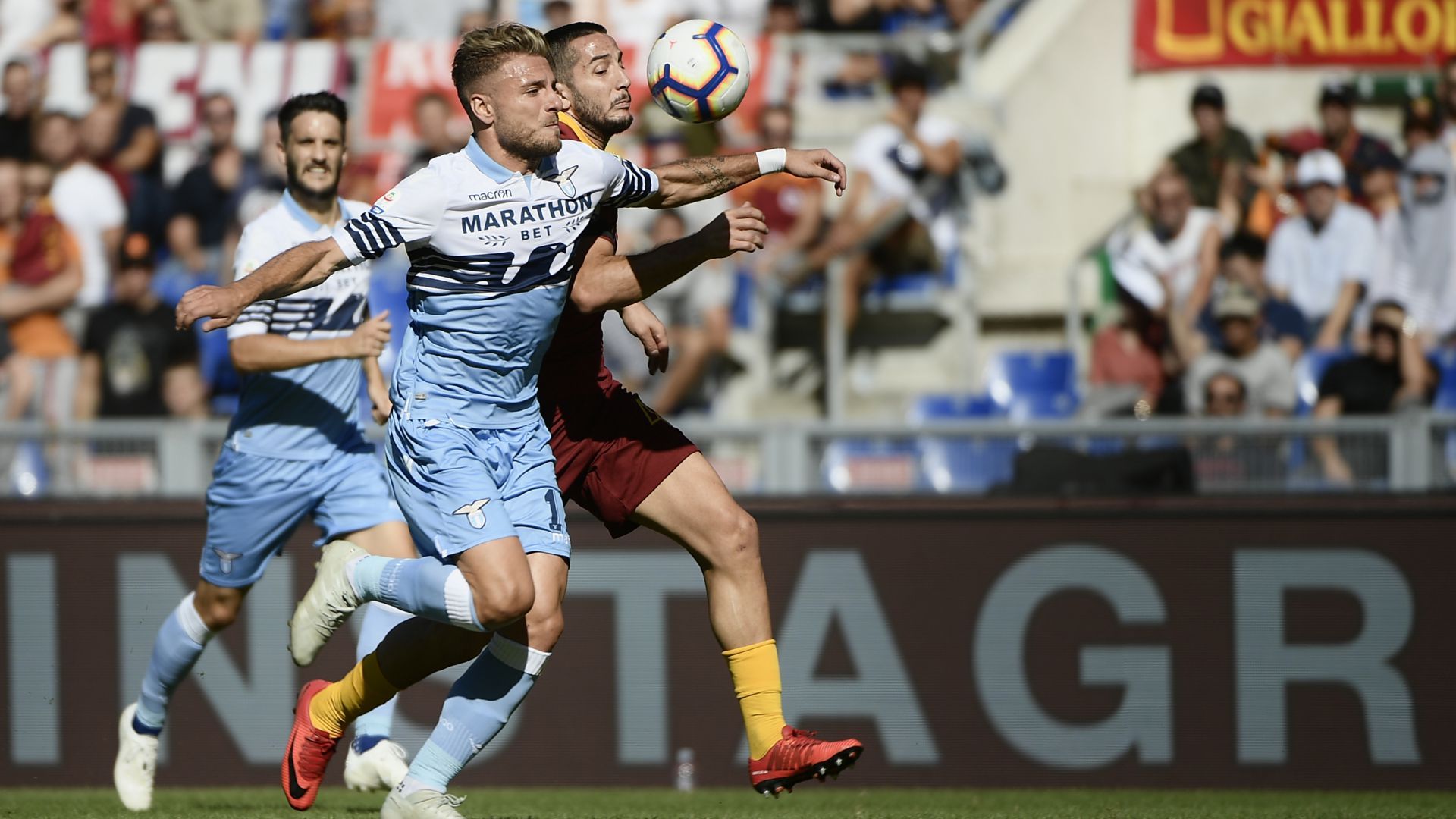 Kostas Manolas Ciro Immobile Roma Lazio