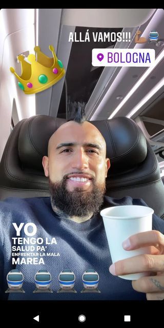 Arturo Vidal Bologna Inter