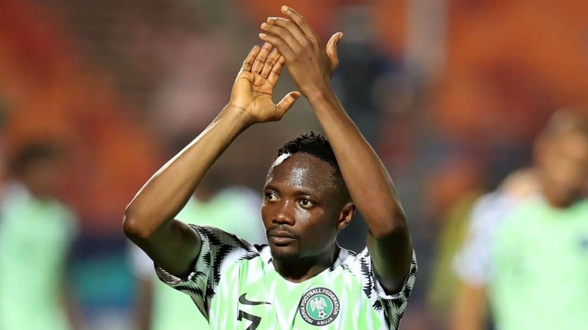 Nigeria forward Ahmed Musa.