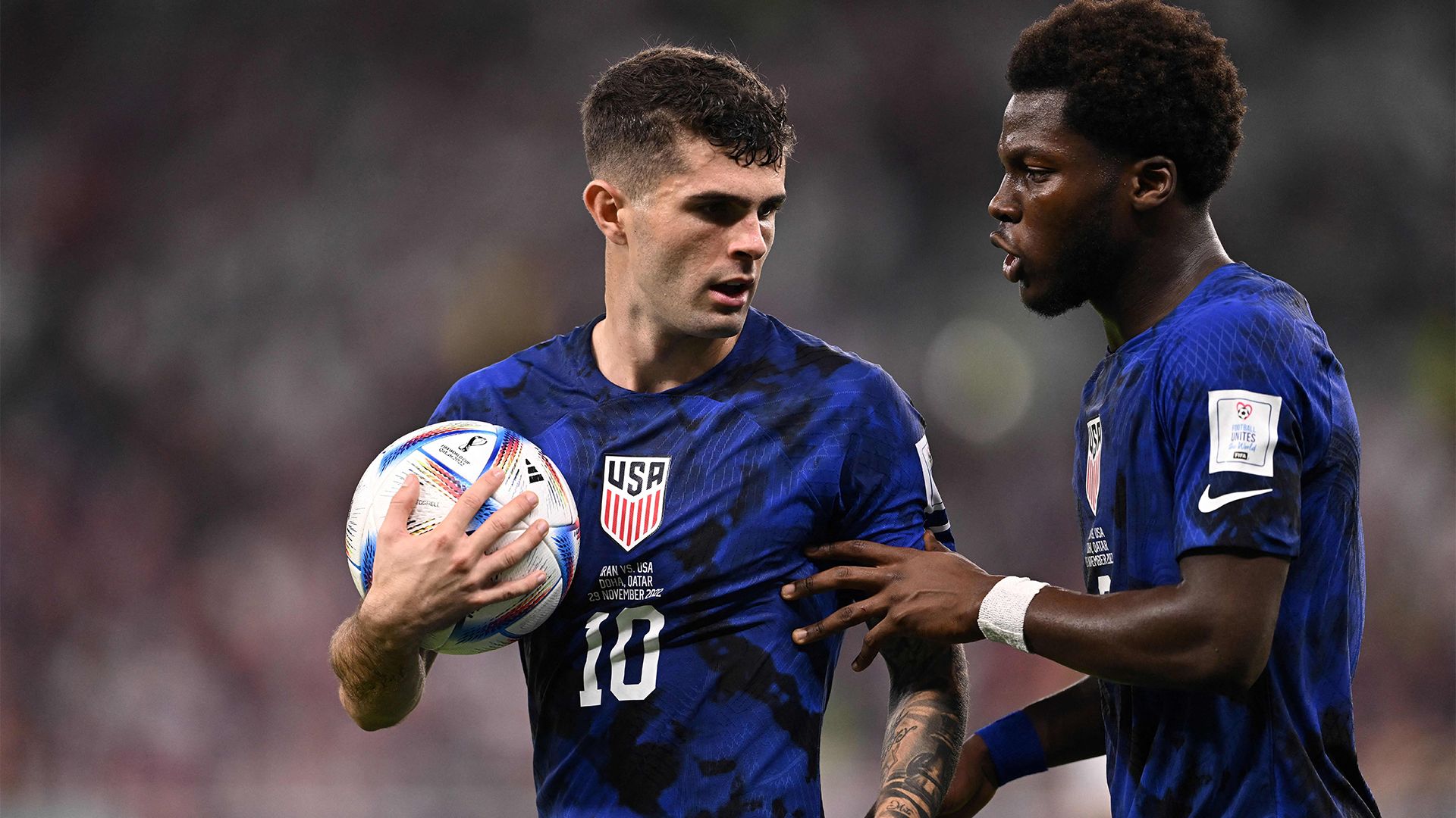 Yunus Musah Christian Pulisic USMNT 2022