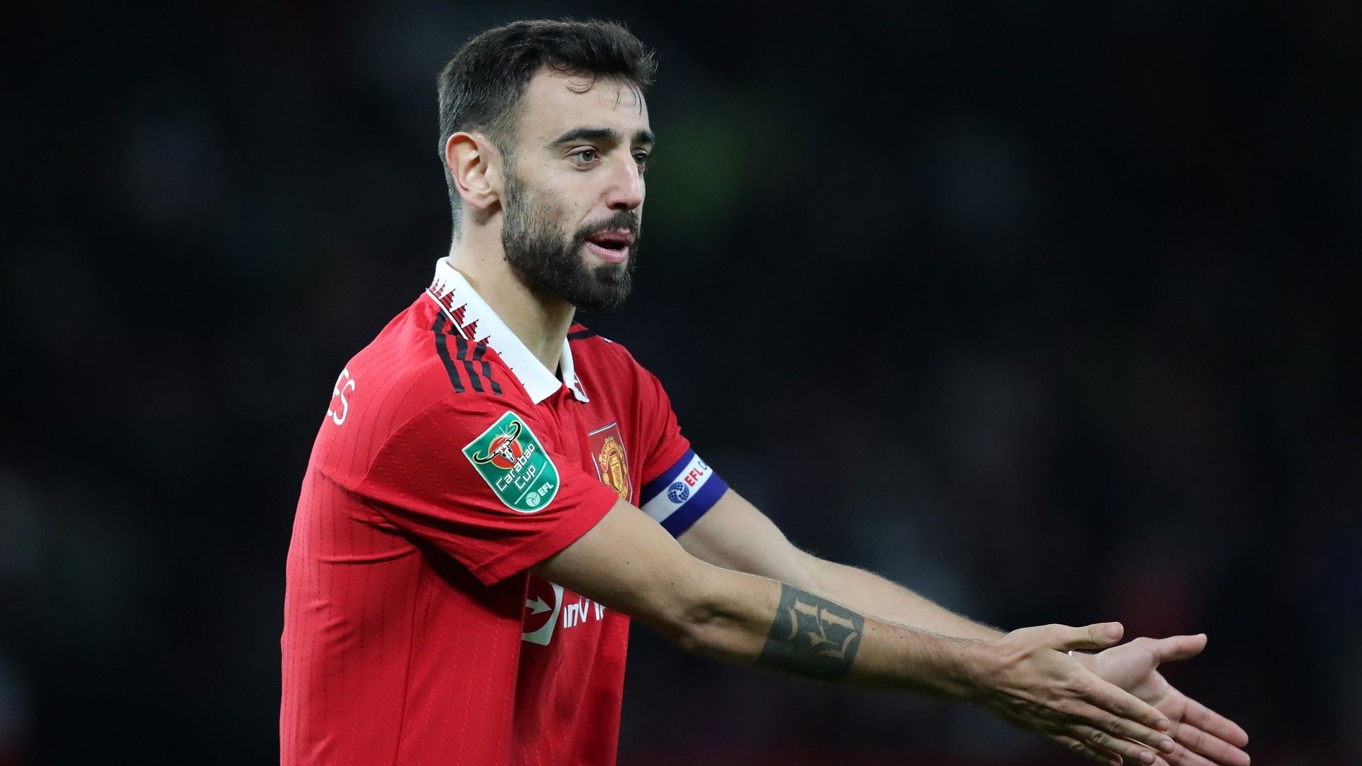 Bruno Fernandes Manchester United 2022-23 Carabao Cup