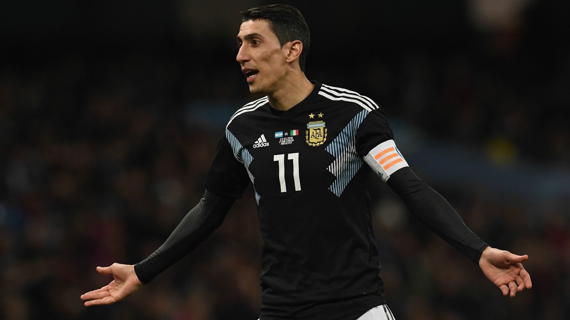 Angel Di Maria Argentina Italy Firendly 2018