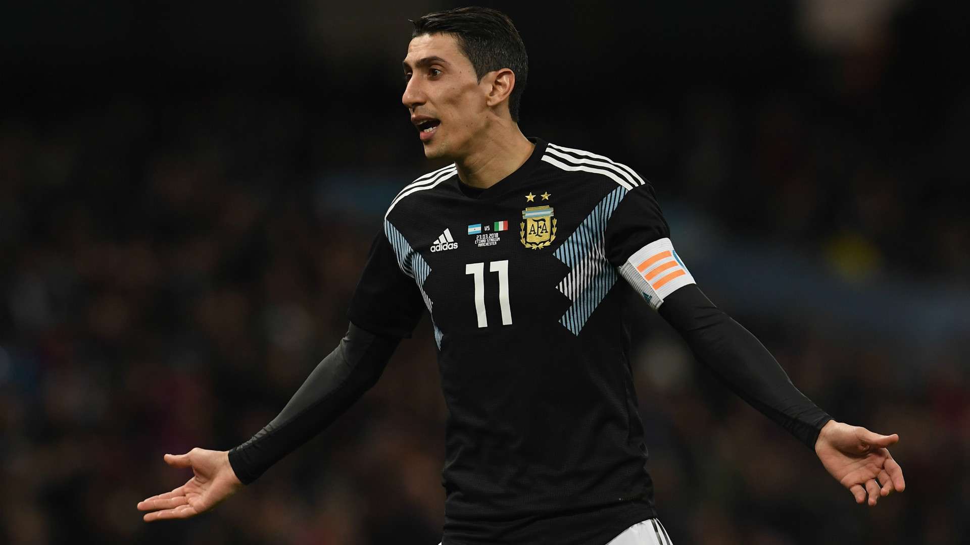 Angel Di Maria Argentina Italy Firendly 2018
