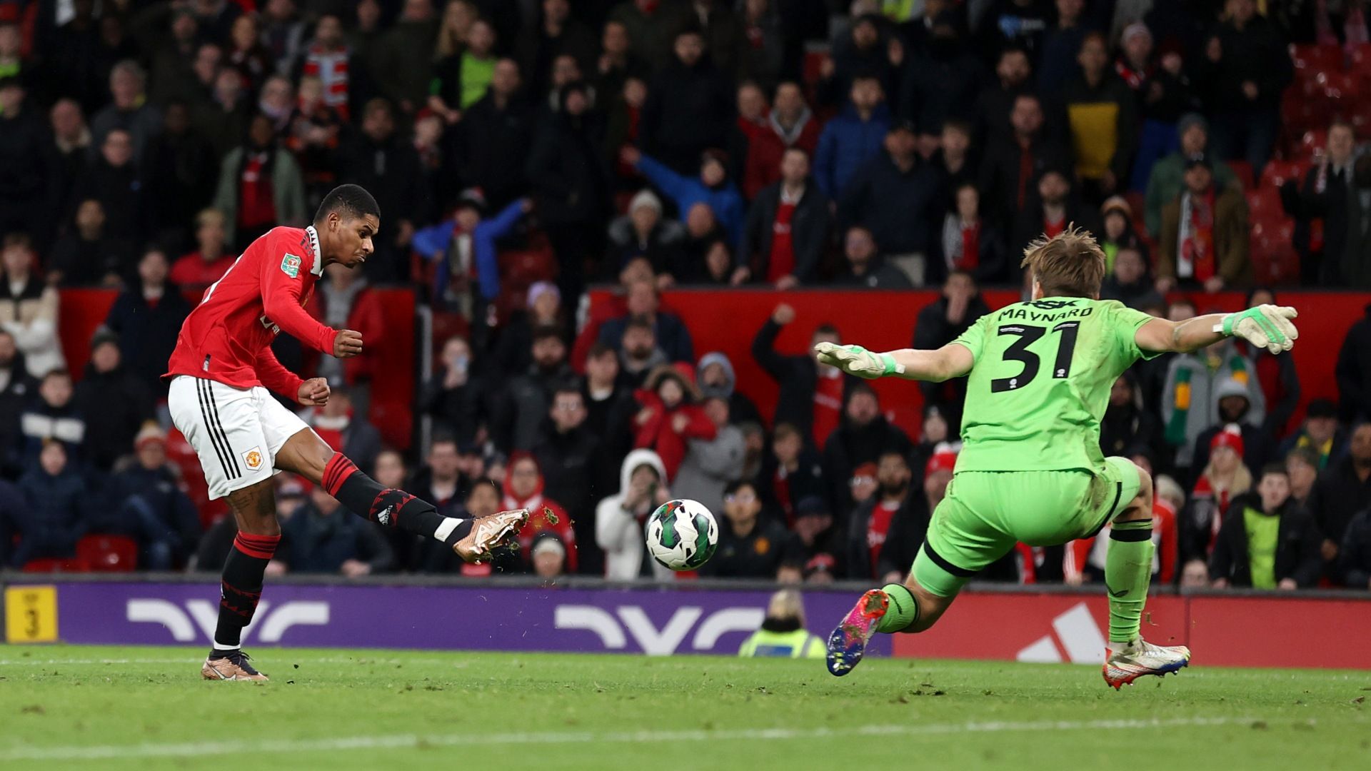Marcus Rashford vs Charlton Athletic Carabao Cup 11012023