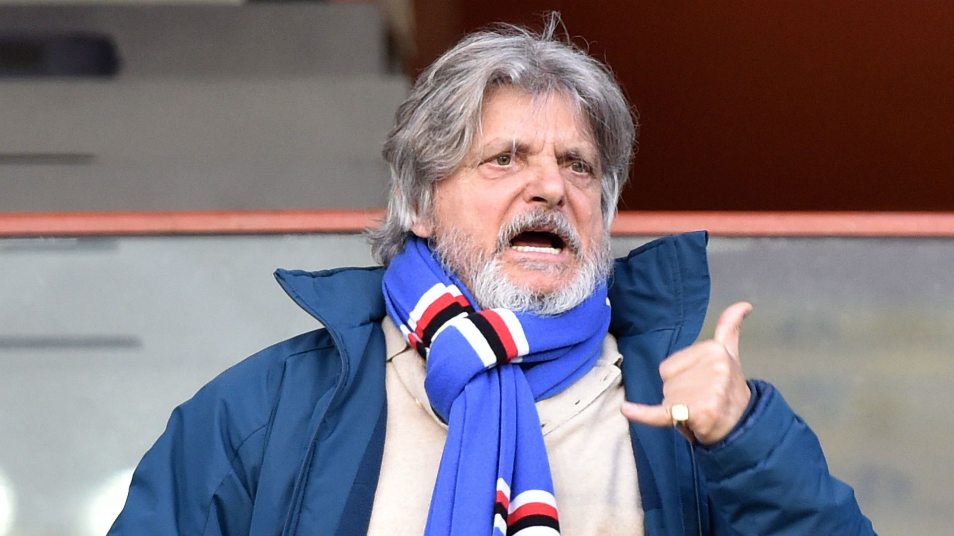 Massimo Ferrero, Sampdoria, Serie A, 03042017