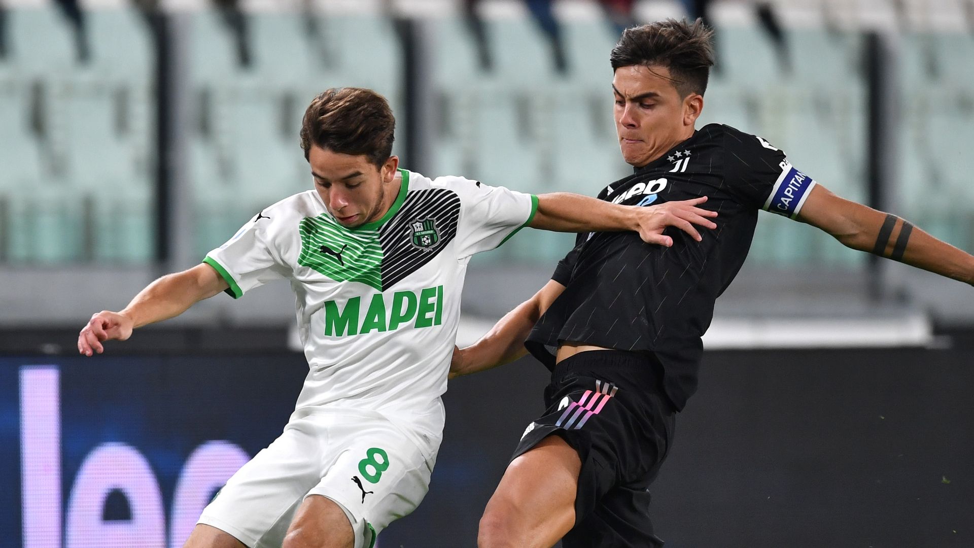Maxime Lopez Dybala Juventus Sassuolo Serie A