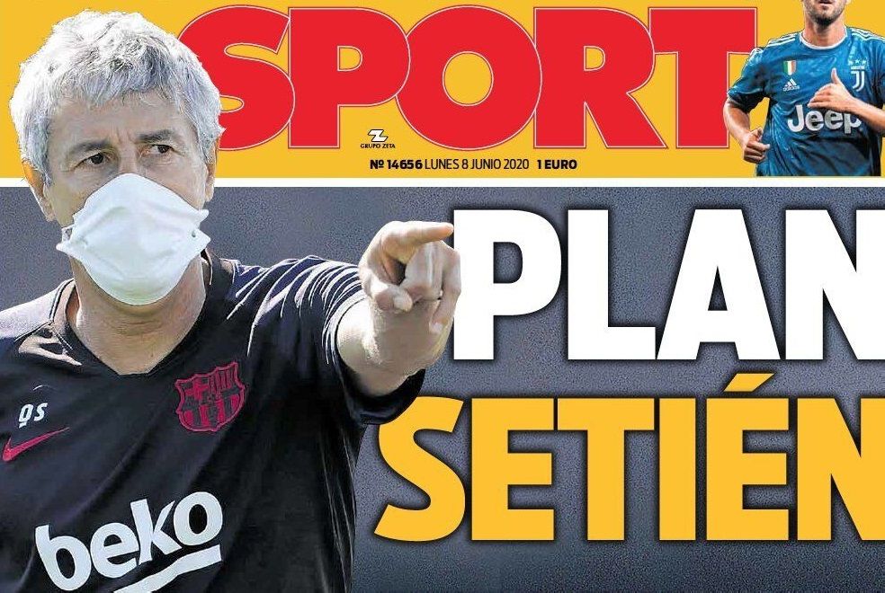 newspapers 8 June embed only Sport