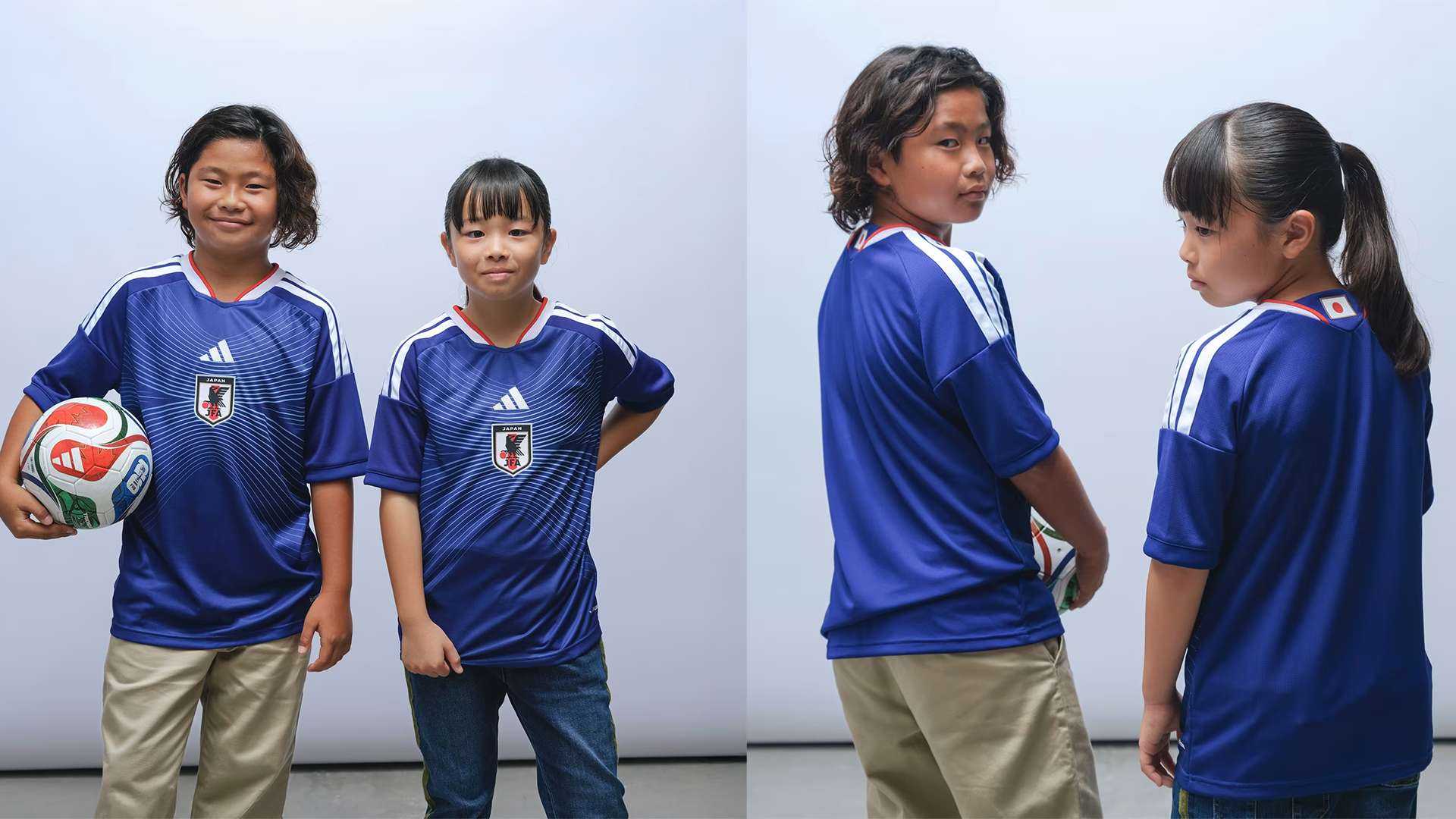 adidas japan football team kit kids 2025