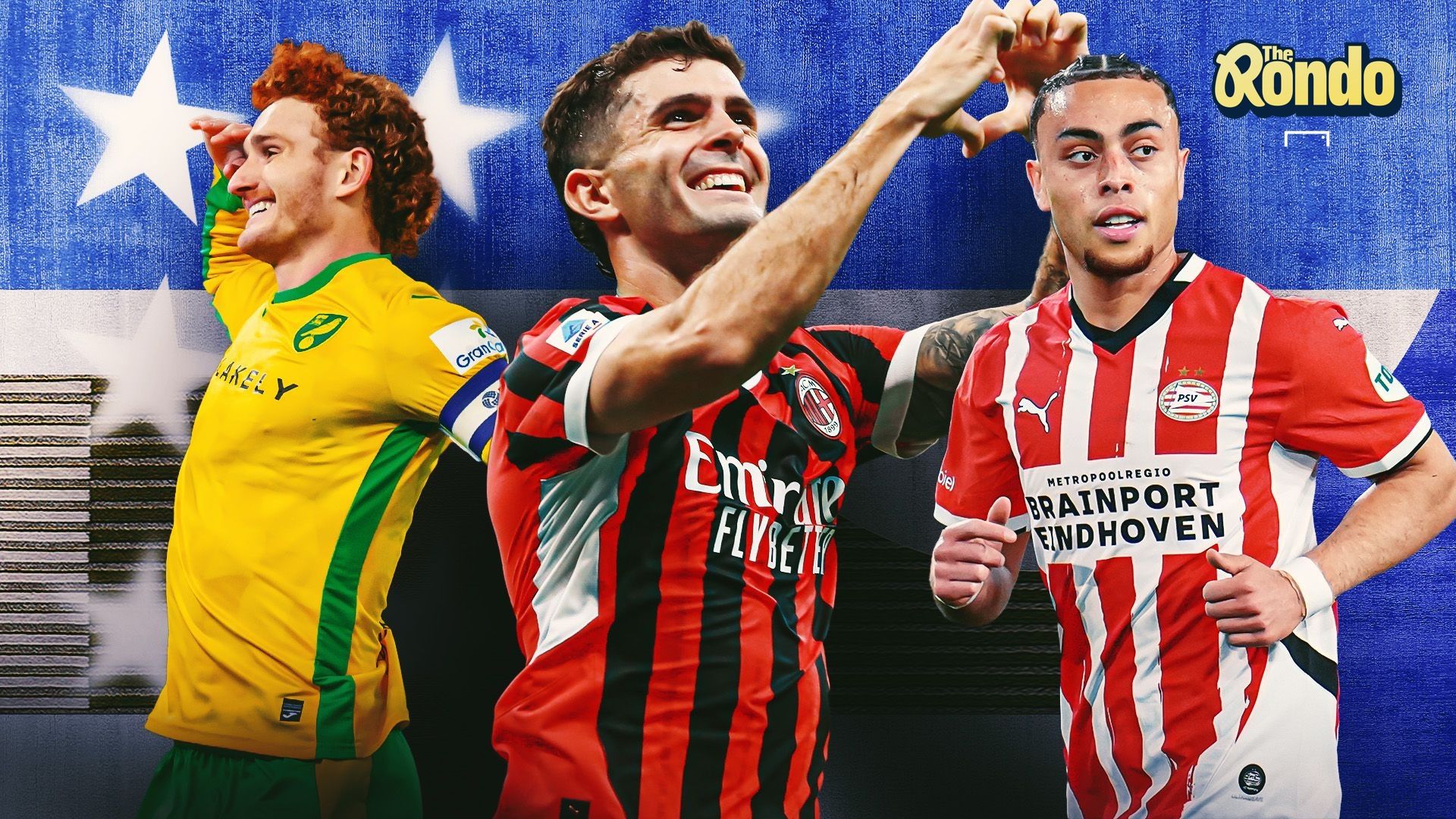 Christian Pulisic, Josh Sargent, Sergino Dest Rondo