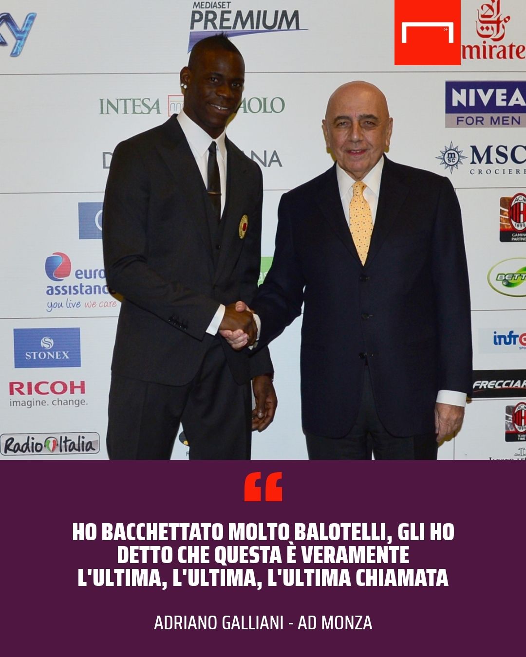 PS Galliani-Balotelli Monza