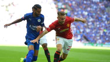 HD Luke Shaw Manchester United Riyad Mahrez Leicester City 07082016
