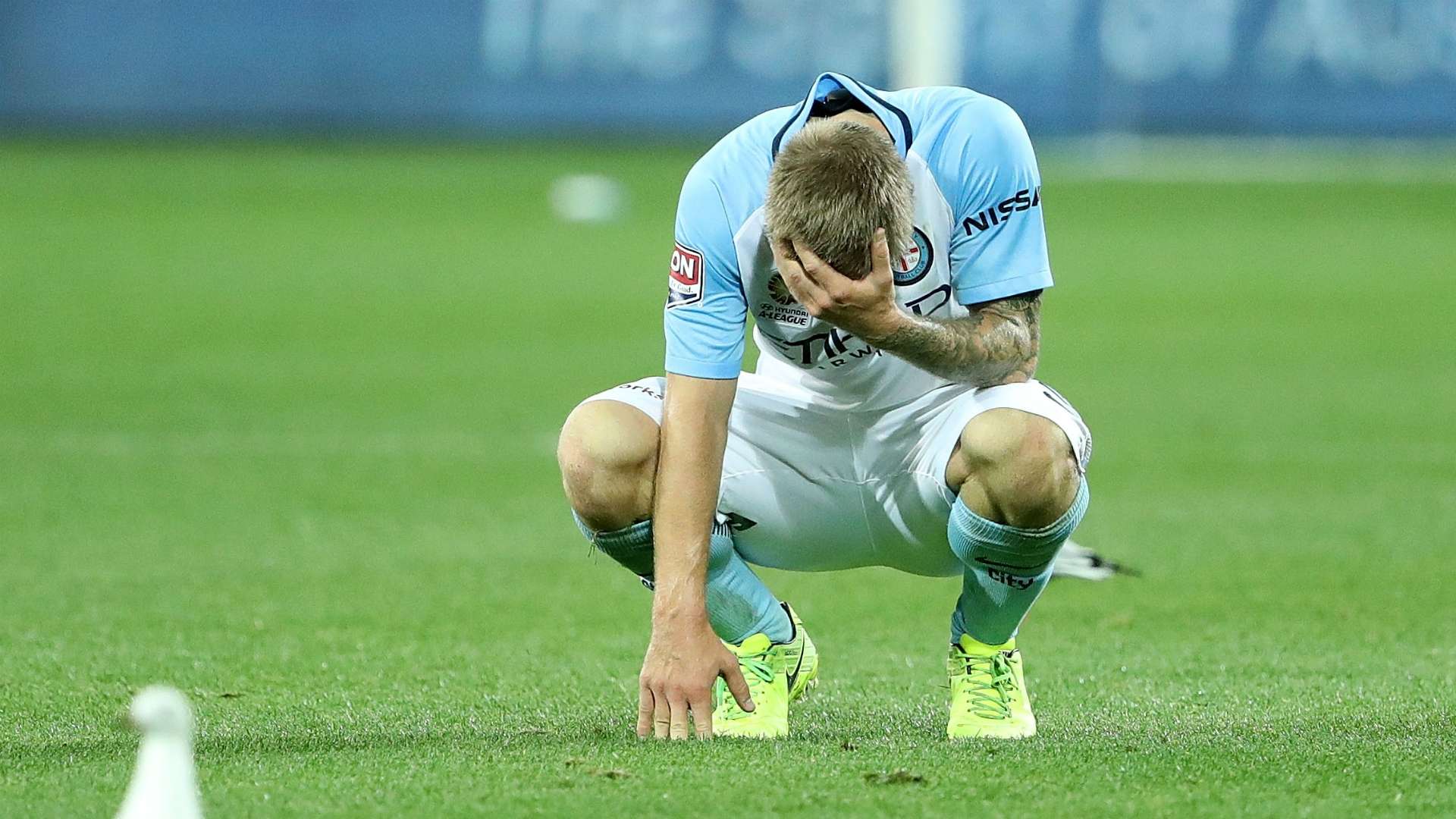 Luke Brattan Melbourne City v Perth Glory A-League 23042017