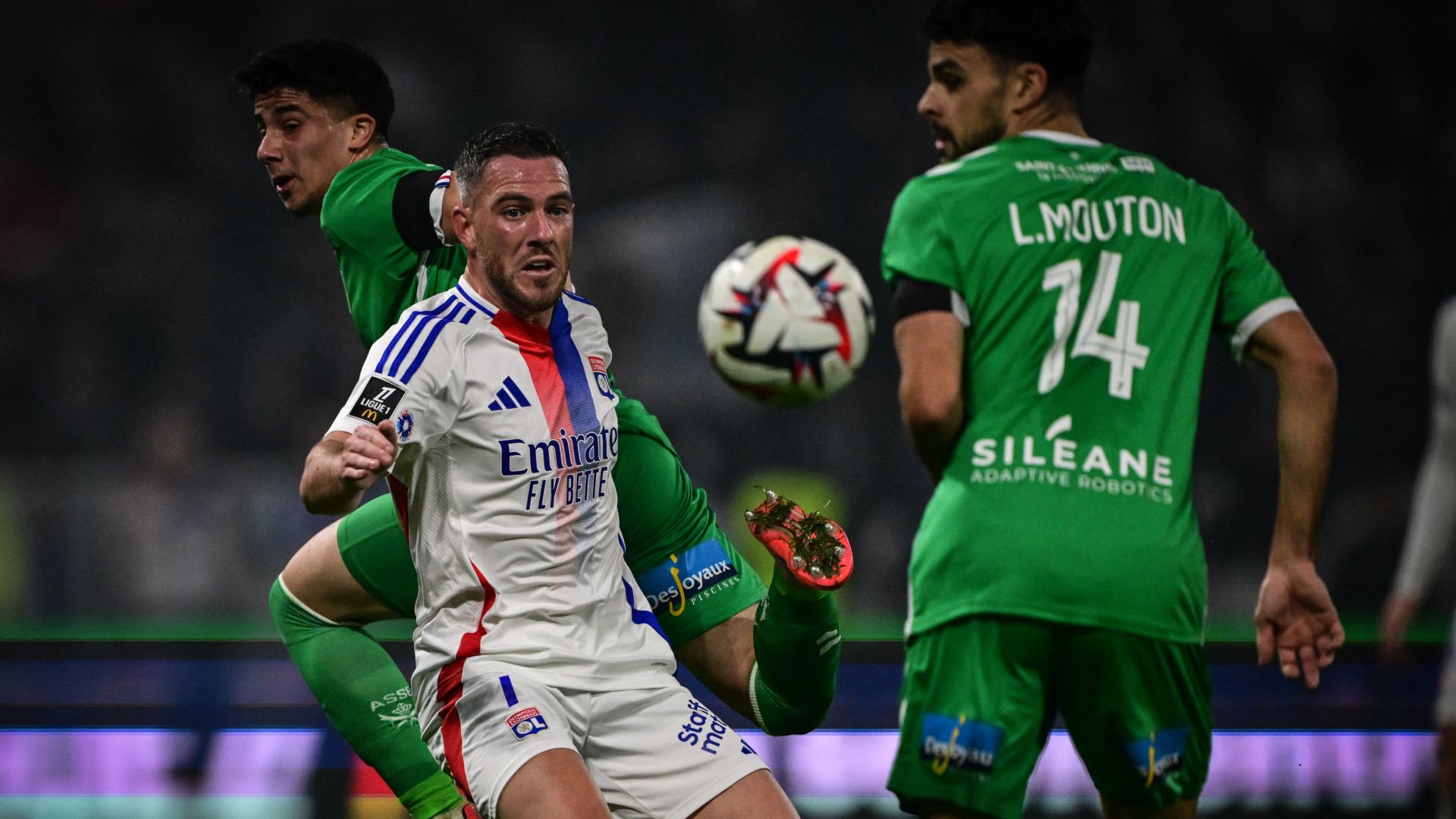 Jordan Veretout Lyon Saint-Etienne Ligue 1 10112024