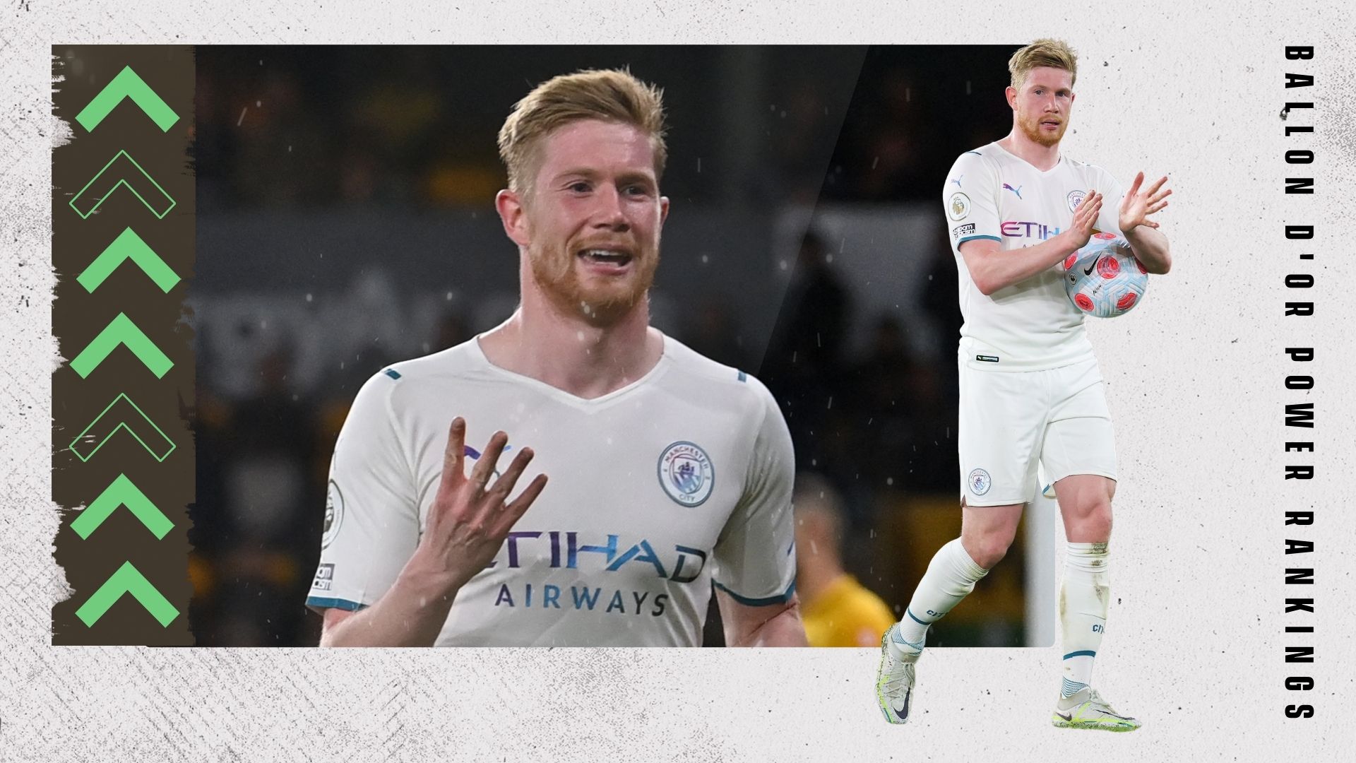 Kevin De Bruyne Ballon d'Or Rankings GFX